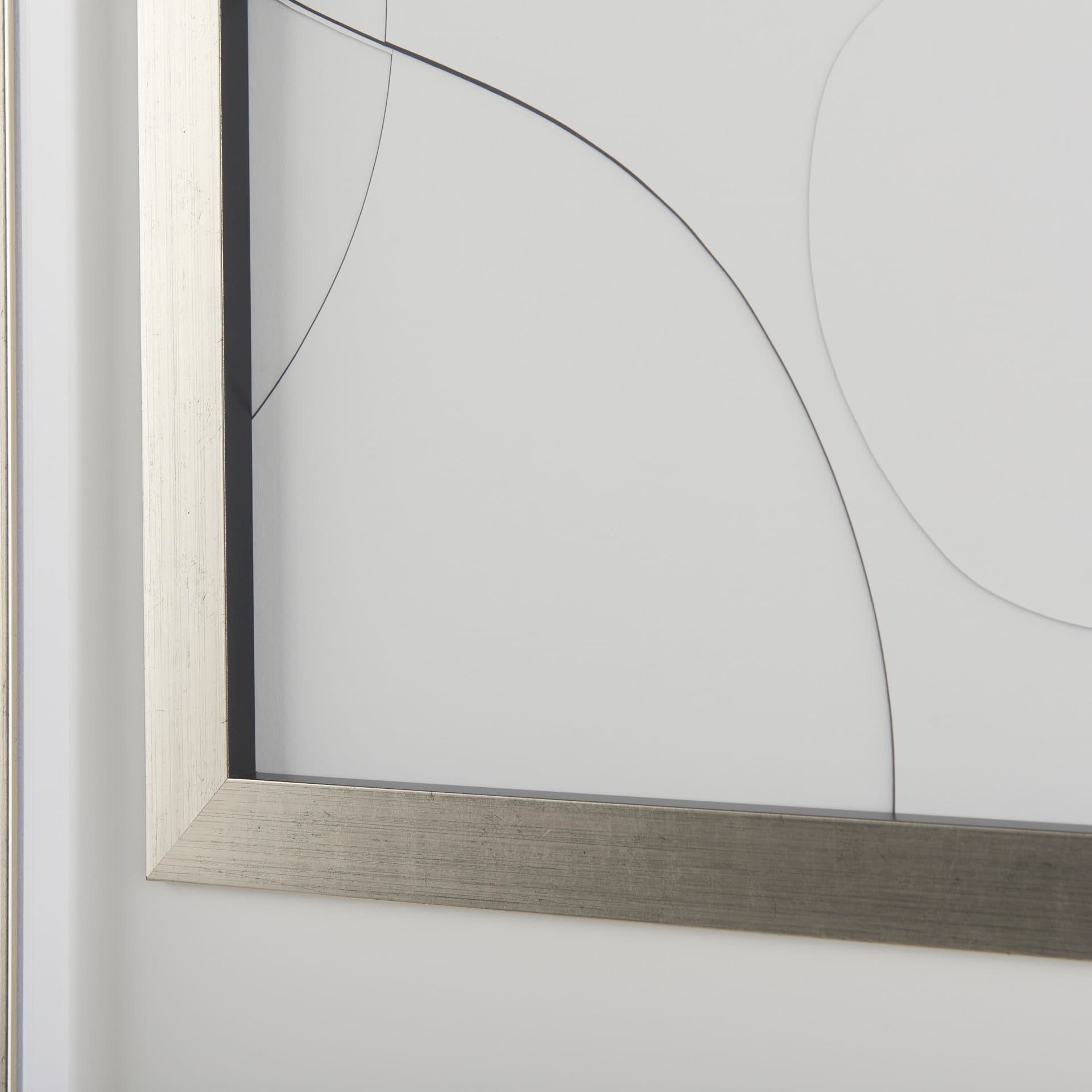 Geometry Experiment II by Studio M a handmade Original Framed Artwork under Glass — product photograph
