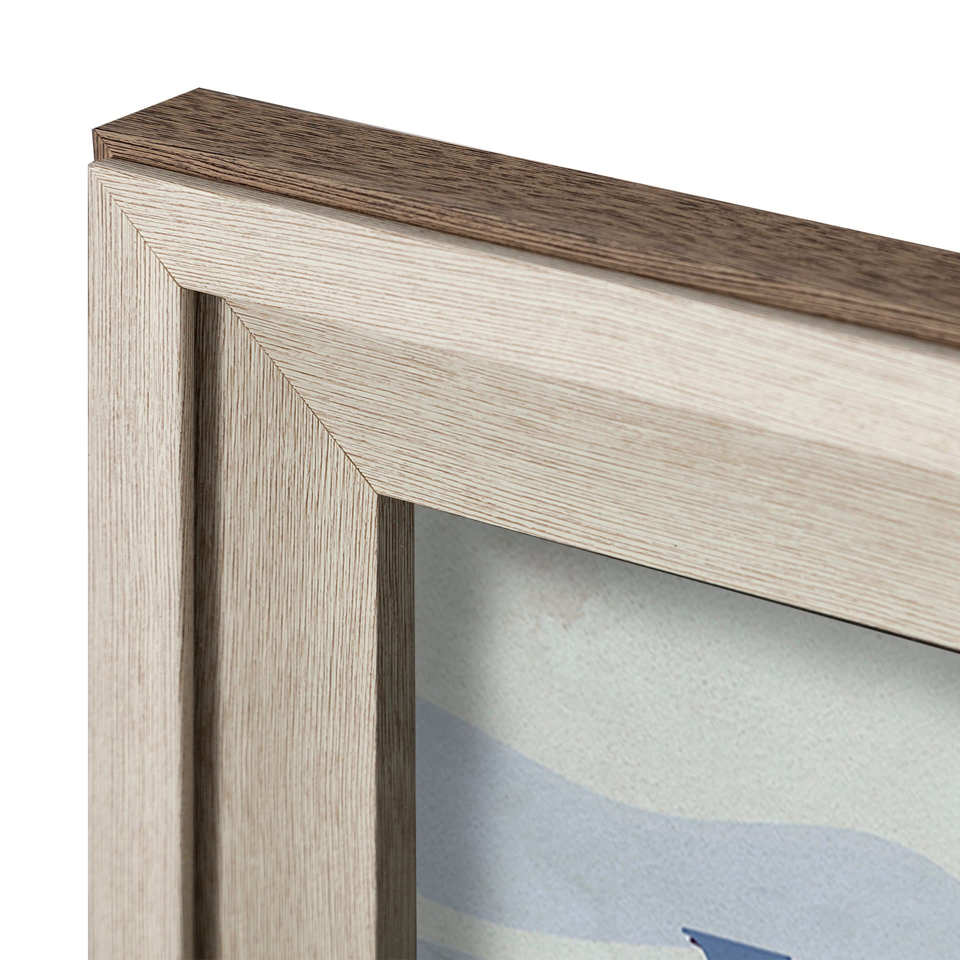 Lunenburg Go Canada (XL) by Mercana Studio a Hand Embellished Decograph Framed Art Print under Glass — product photograph