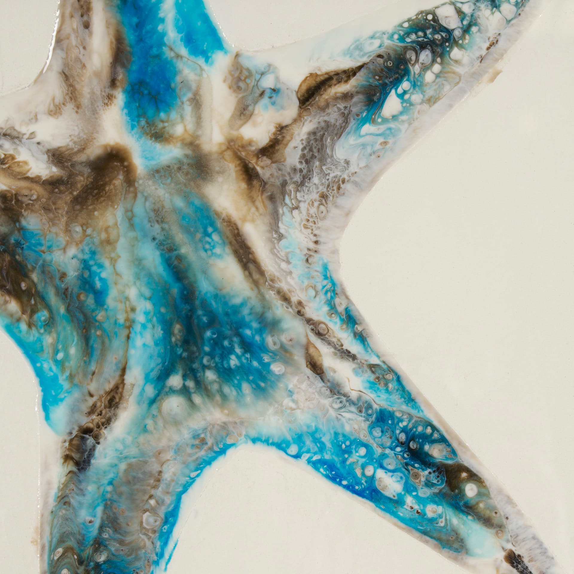 Sea Star by Studio M a handmade Original Framed Artwork under Glass — product photograph