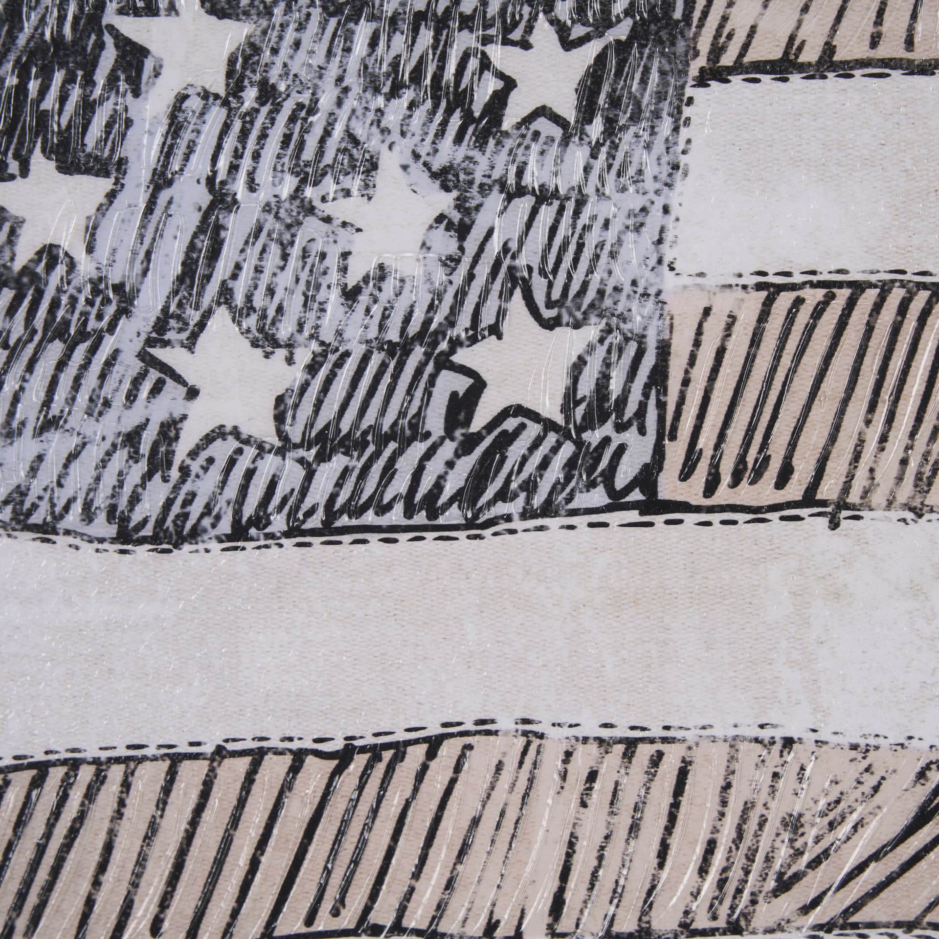 USA Flag by Mercana Studio a Hand Embellished Framed Art Print — product photograph