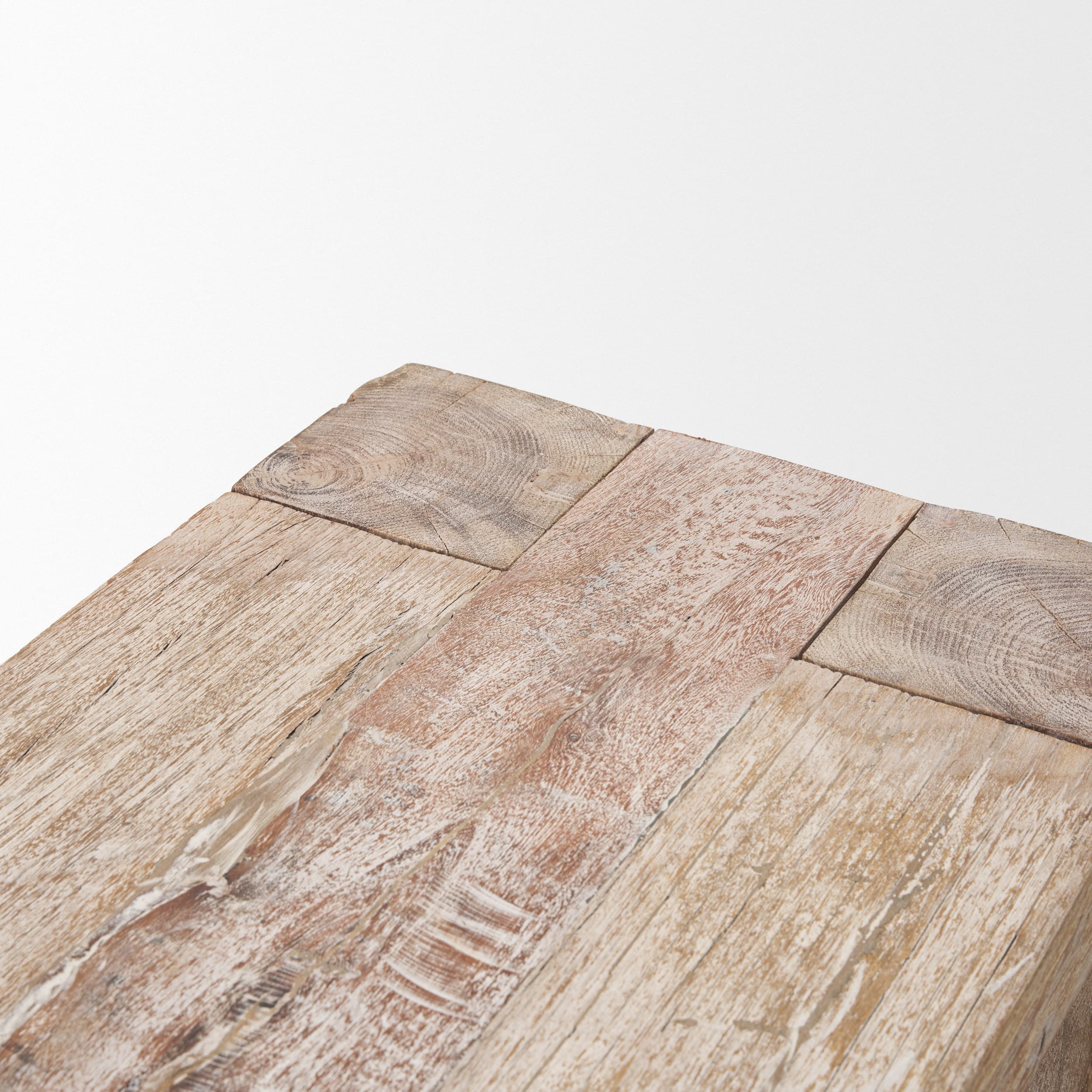 McArthur Whitewash Reclaimed Wood Console Table — product photograph