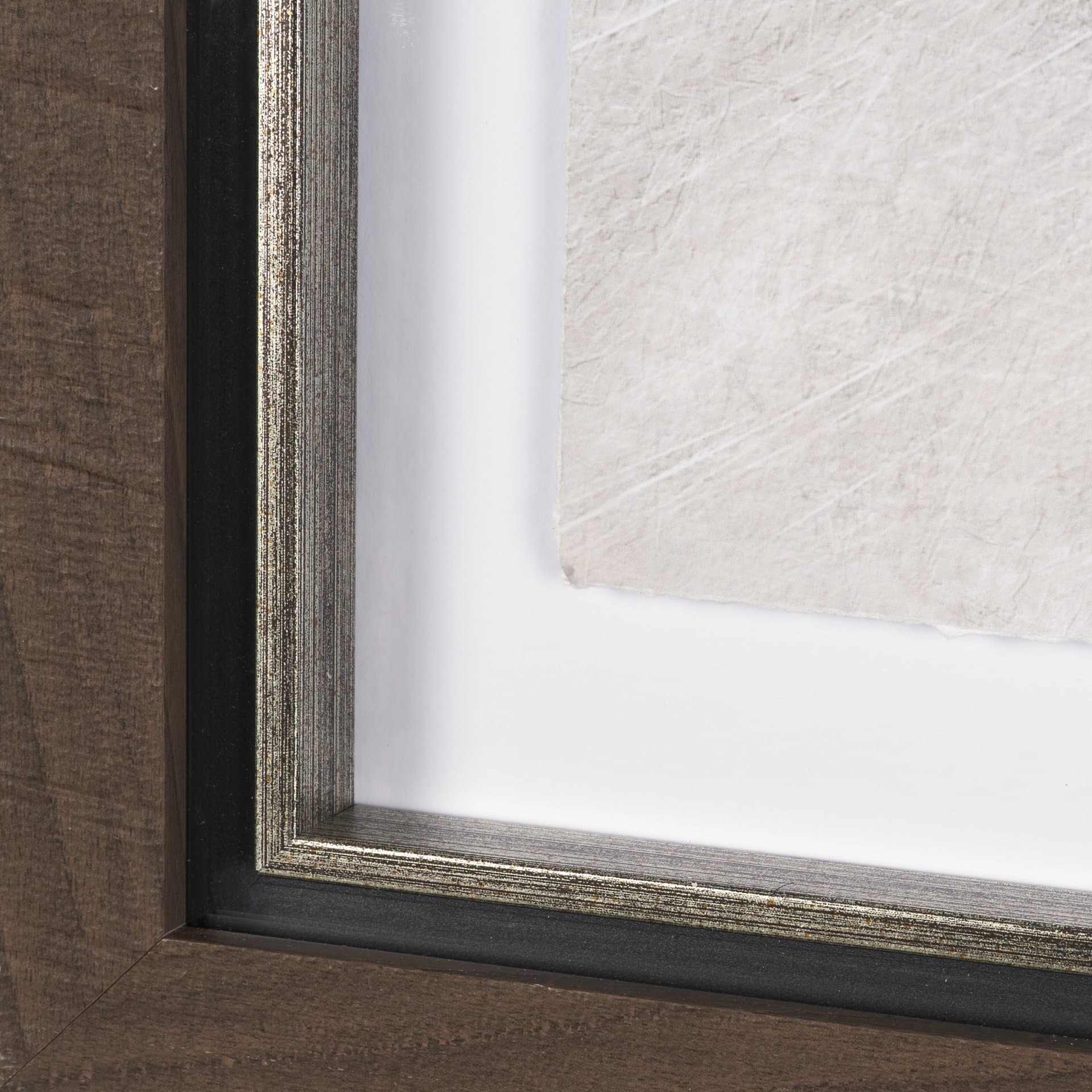 Green Eclipse by Mercana Studio Hand Embellished Framed Print under Glass — product photograph