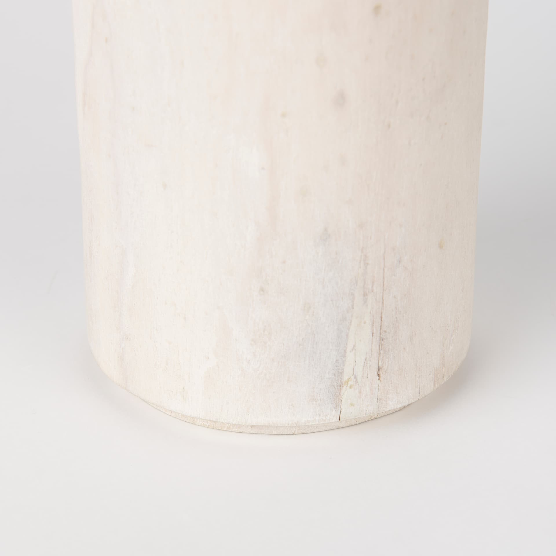 Knox Medium White-Wash Wood Decorative Object — product photograph