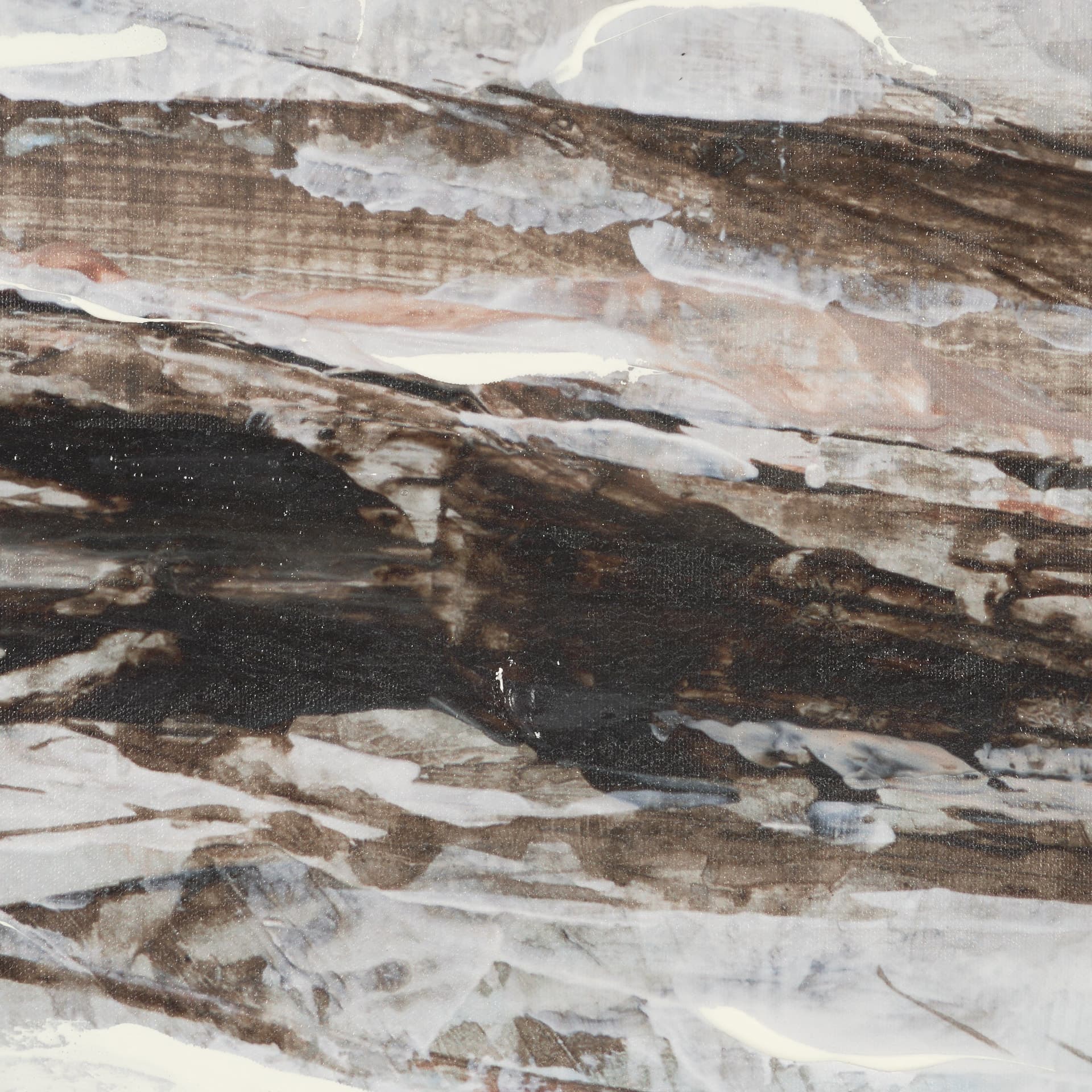 Quiet Horizons II by Mercana Studio Hand-Embellished Textured Framed Canvas Artwork — product photograph