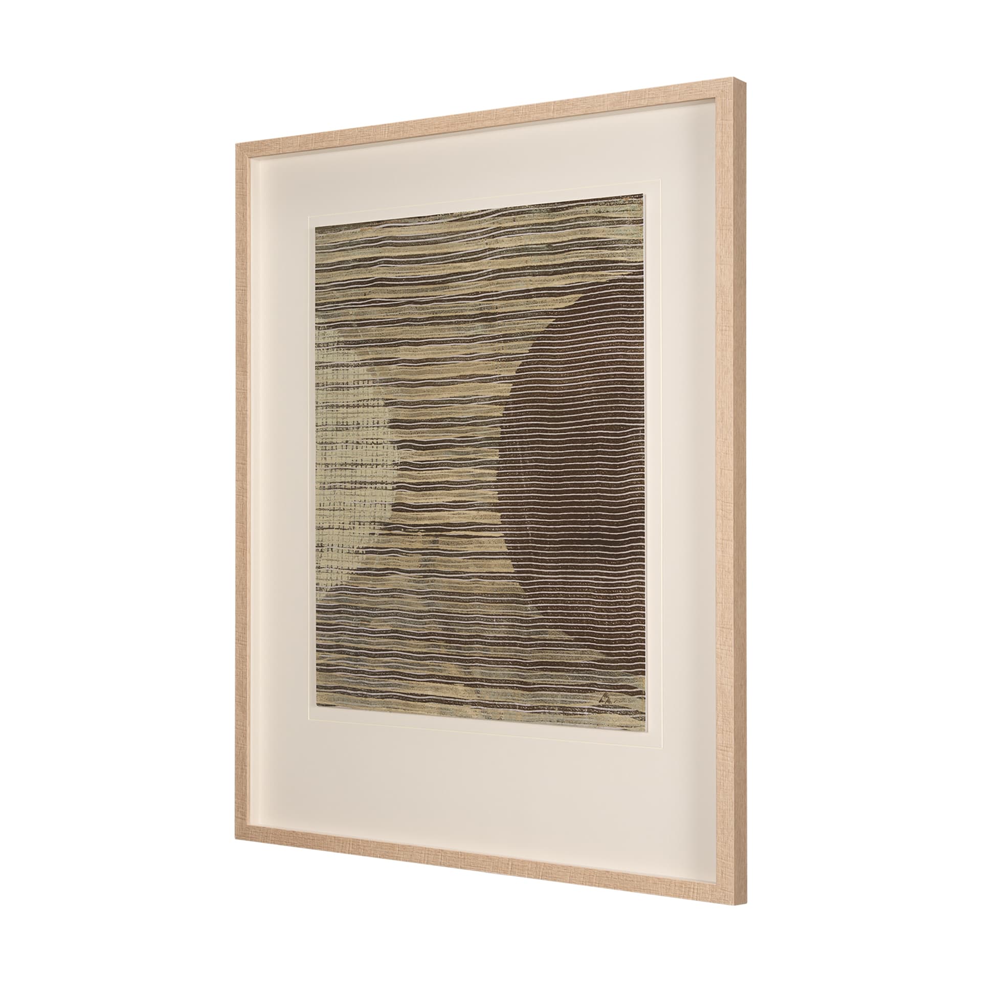 Solar Wind II by Mercana Studio a Hand Embellished Textured Framed Art Print Matted under Glass — product photograph