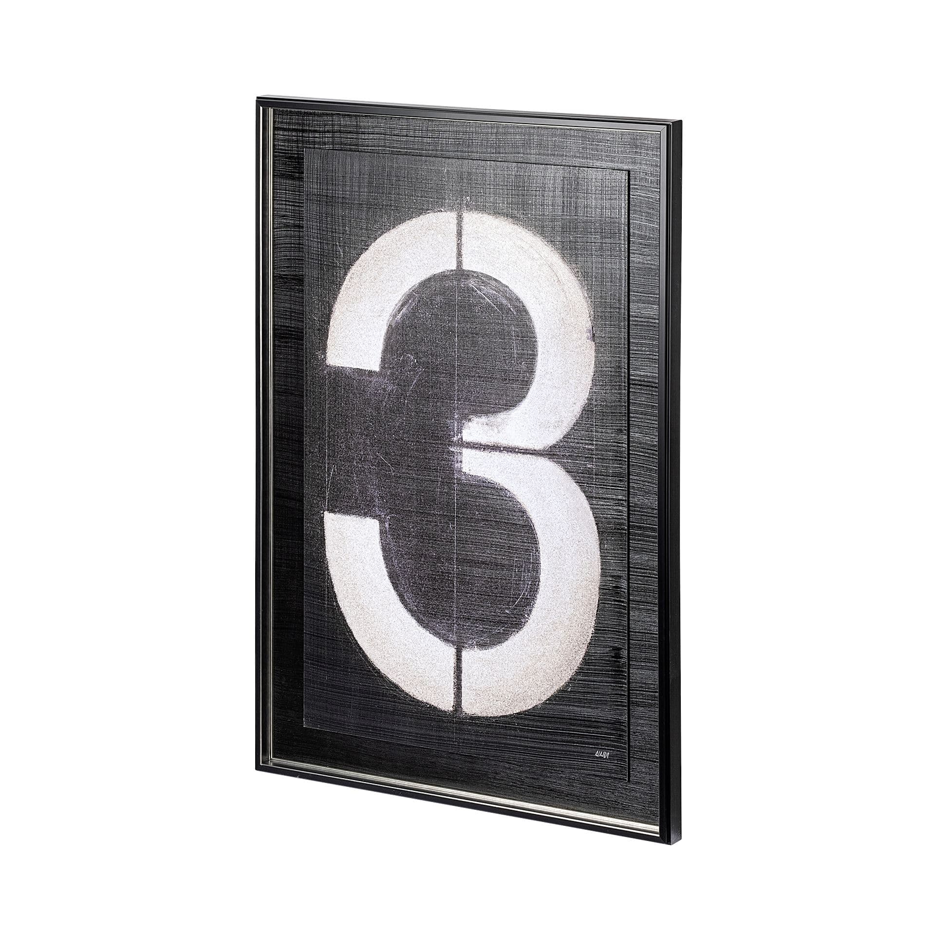 Value Collector 3 by Mercana Studio a Hand Embellished Textured Framed Art Print — product photograph
