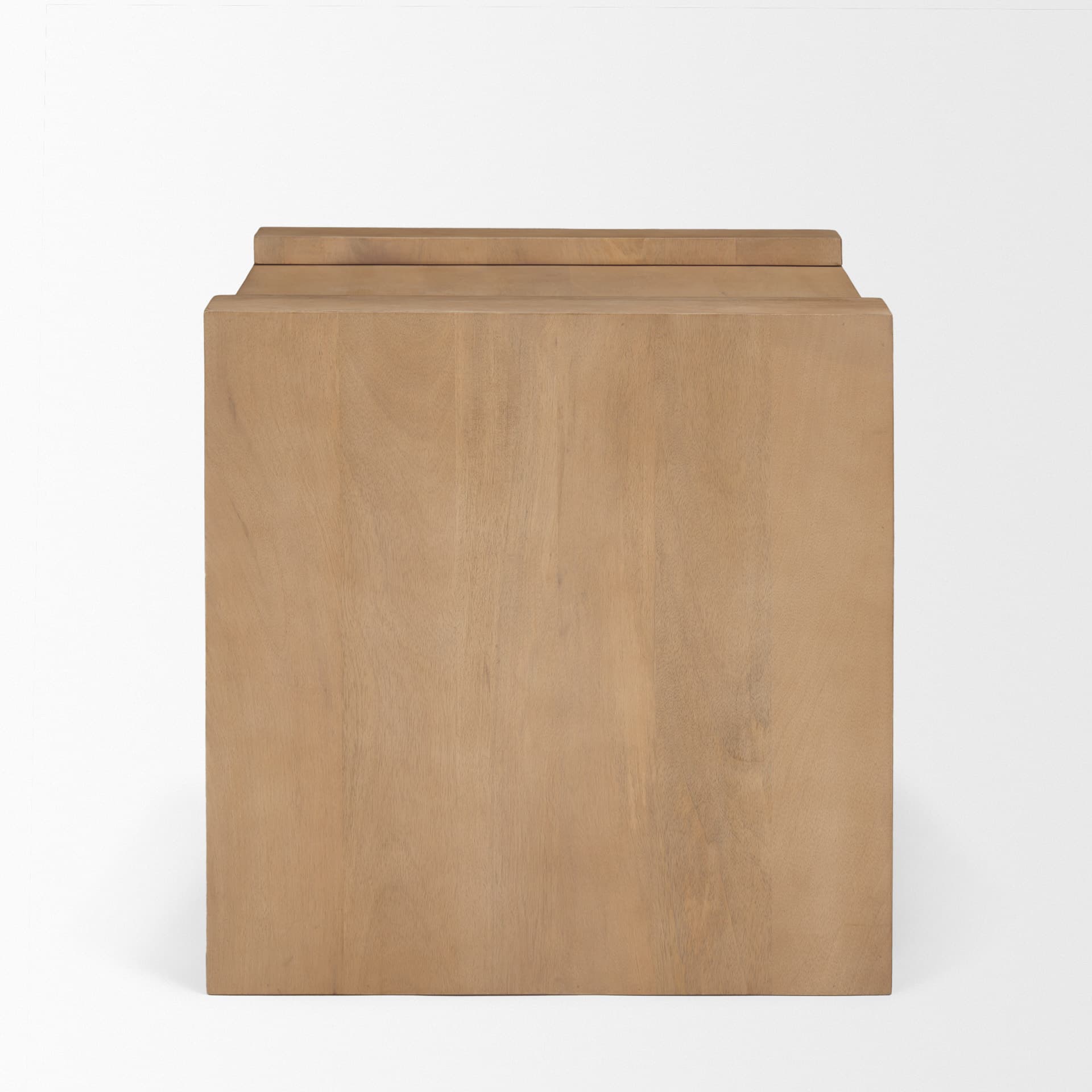 Wesson Light Brown Wood Accent Table — product photograph