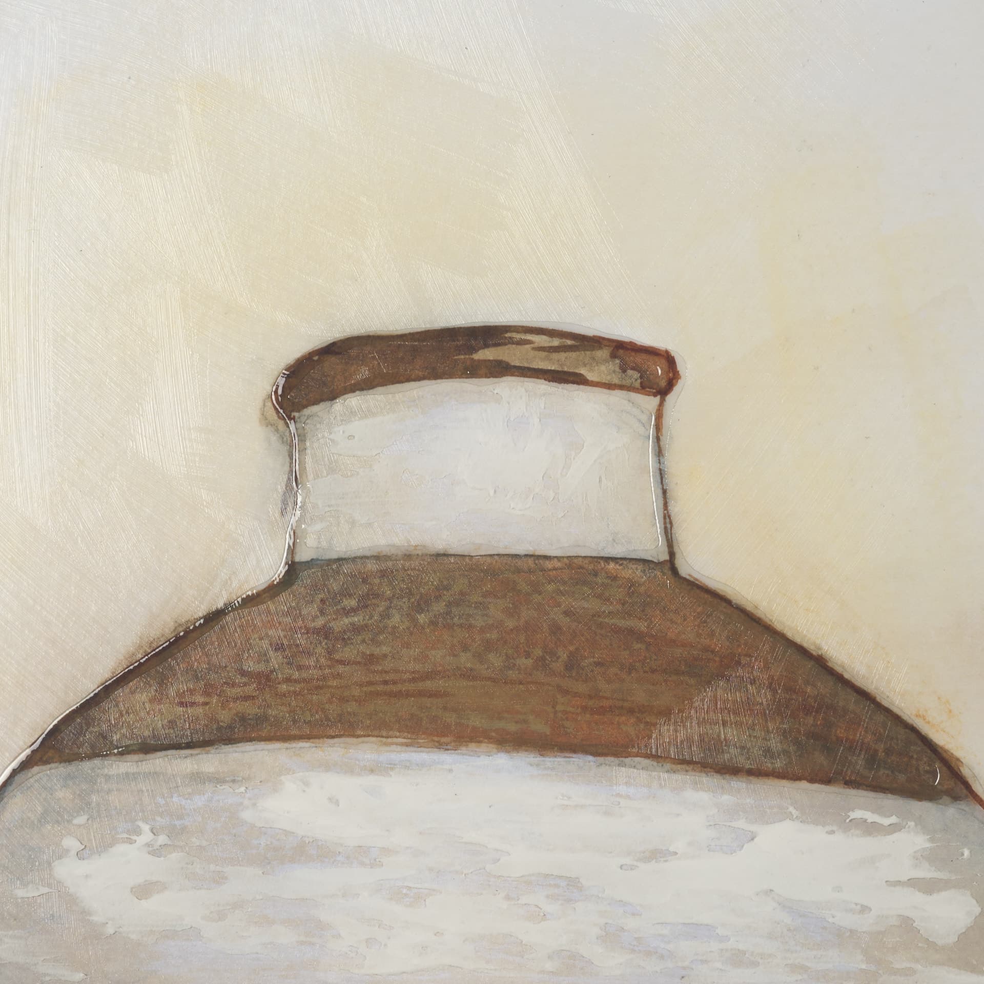 Peruvian Beginnings II by Mercana Studio Hand Embelished Textured Framed Artwork Matted under Glass — product photograph