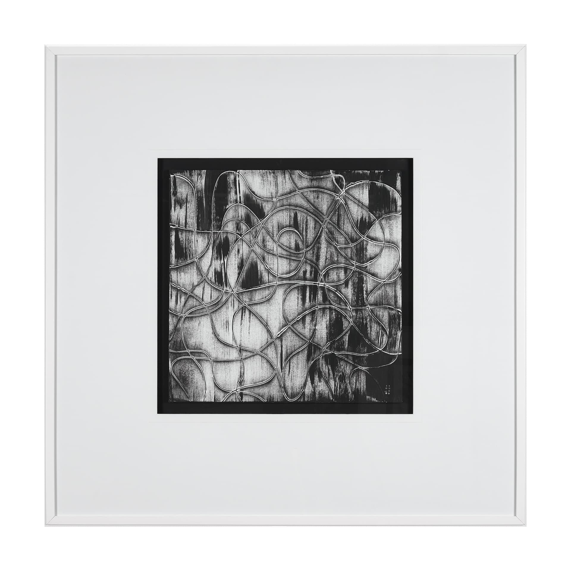 Continuous Strand II by Studio M a handmade Original Framed Artwork under Glass — product photograph