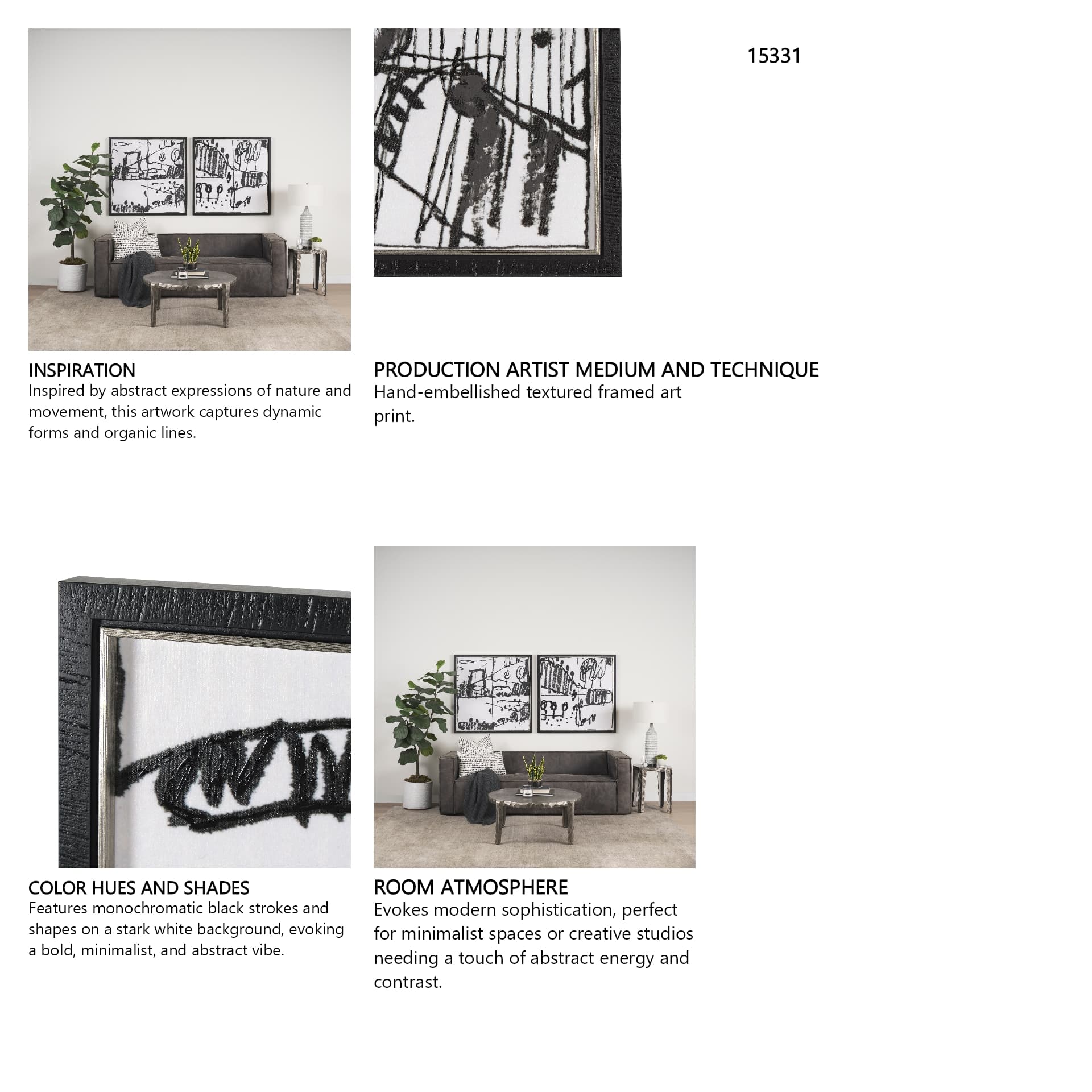 Lost Treasure Map VI by Mercana Studio a Hand Embellished Textured Framed Art Print — in a styled room