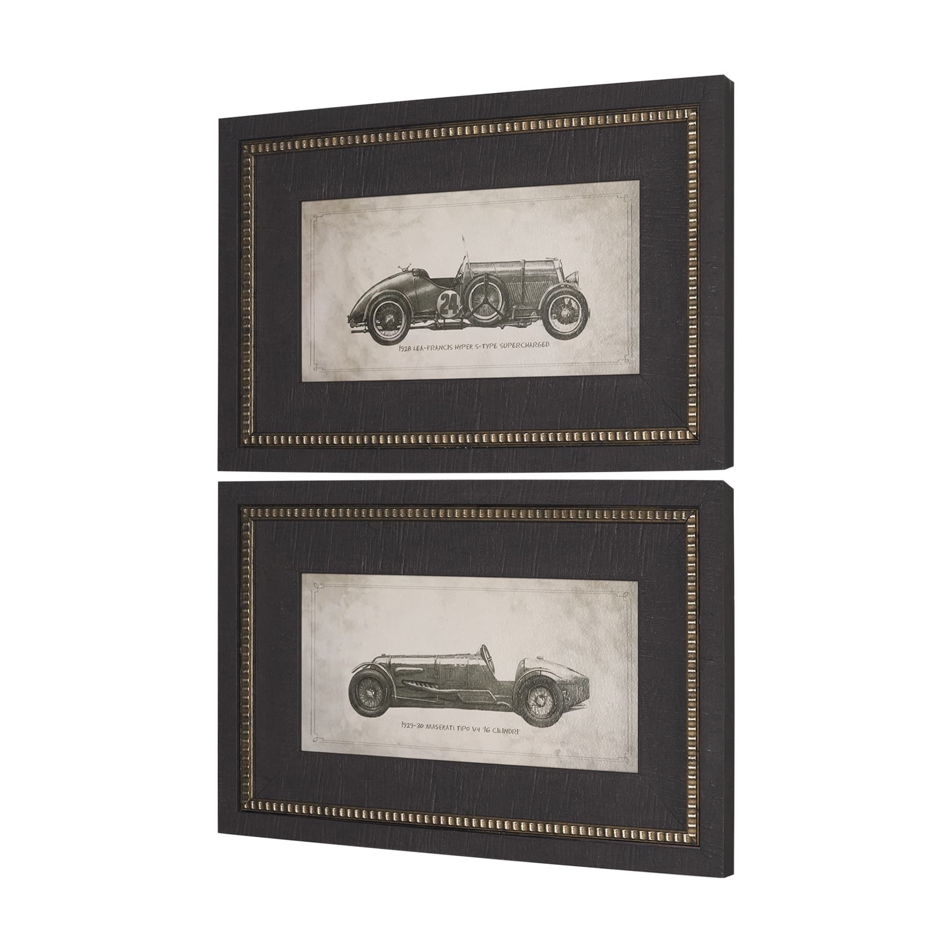 Race Day (Set of 2) by Mercana Studio a Hand Embellished Framed Art Print — product photograph