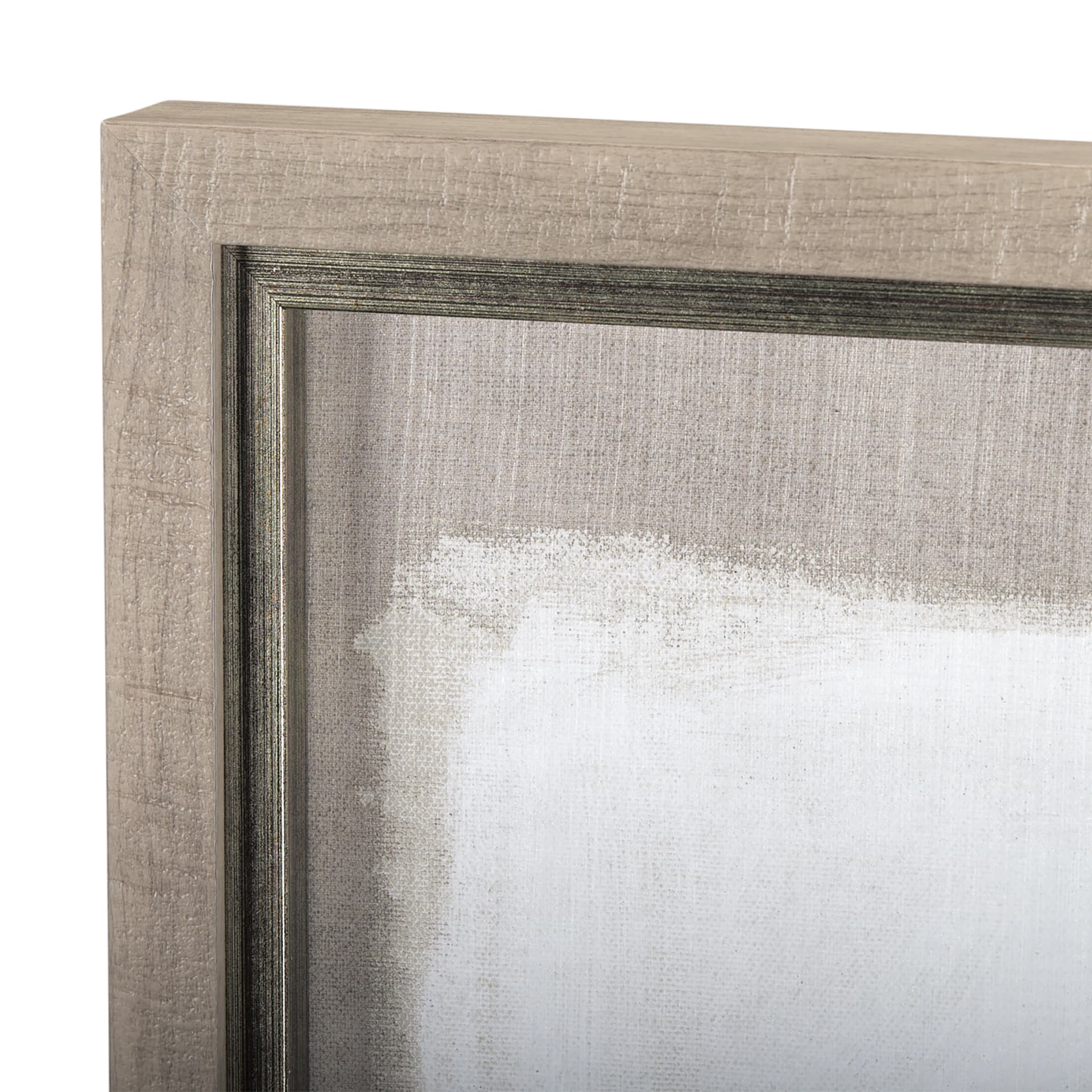 Buff by Mercana Studio a Hand Embellished Textured Framed Art Photograph Matted under Glass — product photograph