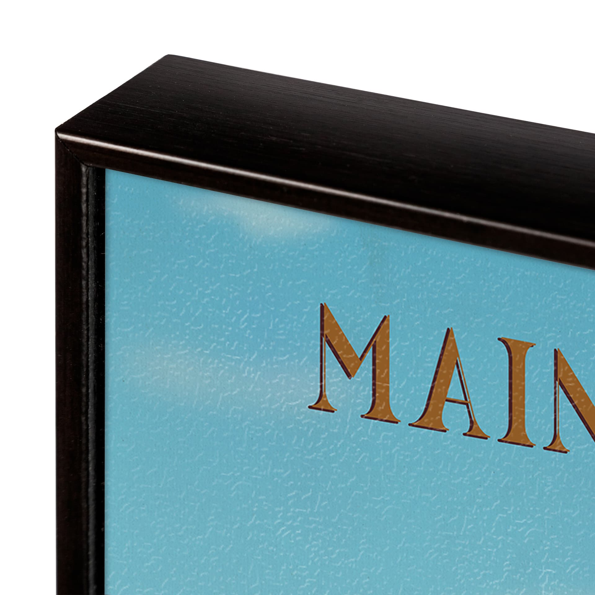 Maine GO (SM) by Mercana Studio Textured Framed Artwork Matted — product photograph