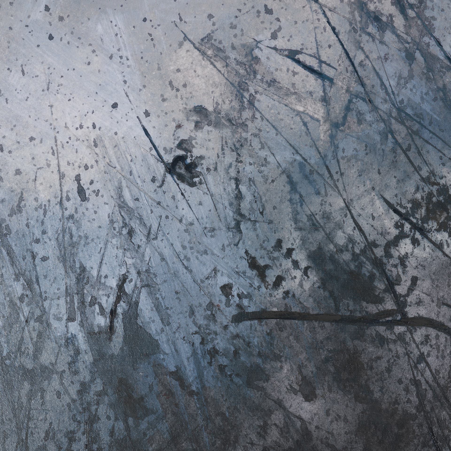 Brook and Willows II by Mercana Studio Hand-Embellished Textured Framed Canvas Artwork — product photograph