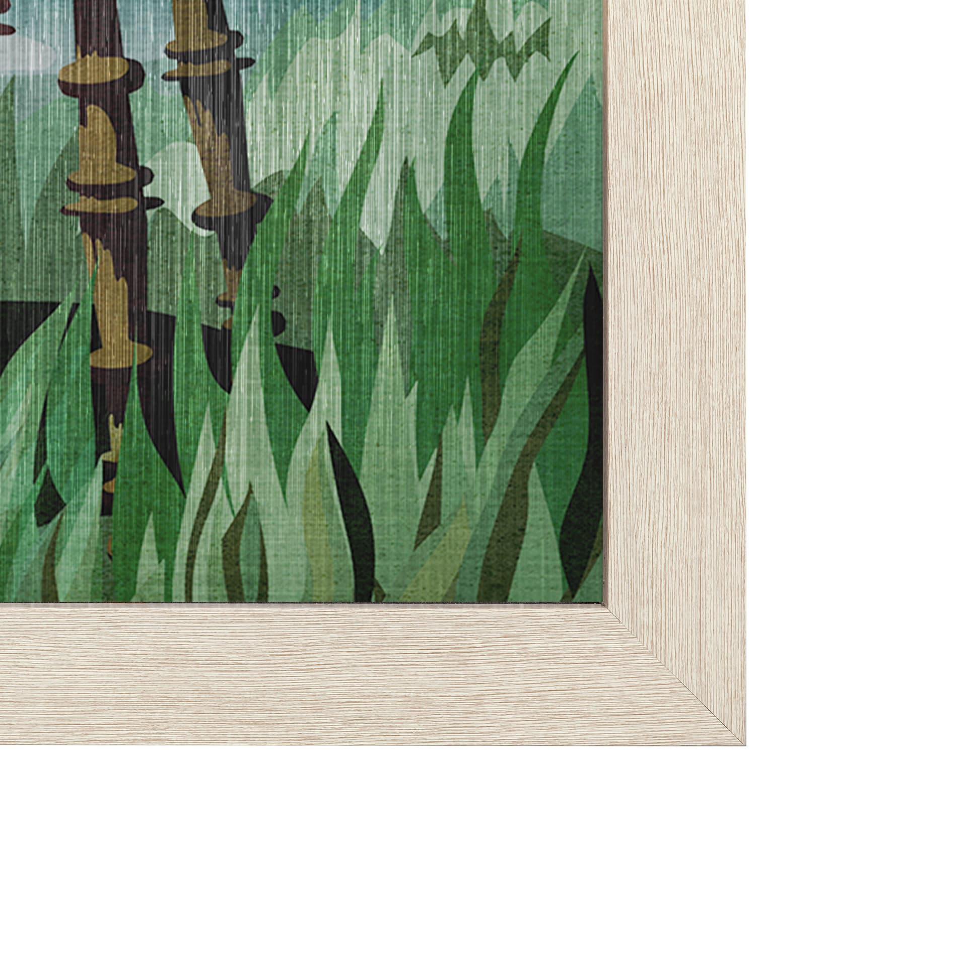 Kentucky Go USA (L) by Mercana Studio a Hand Embellished Decograph Framed Art Print — product photograph