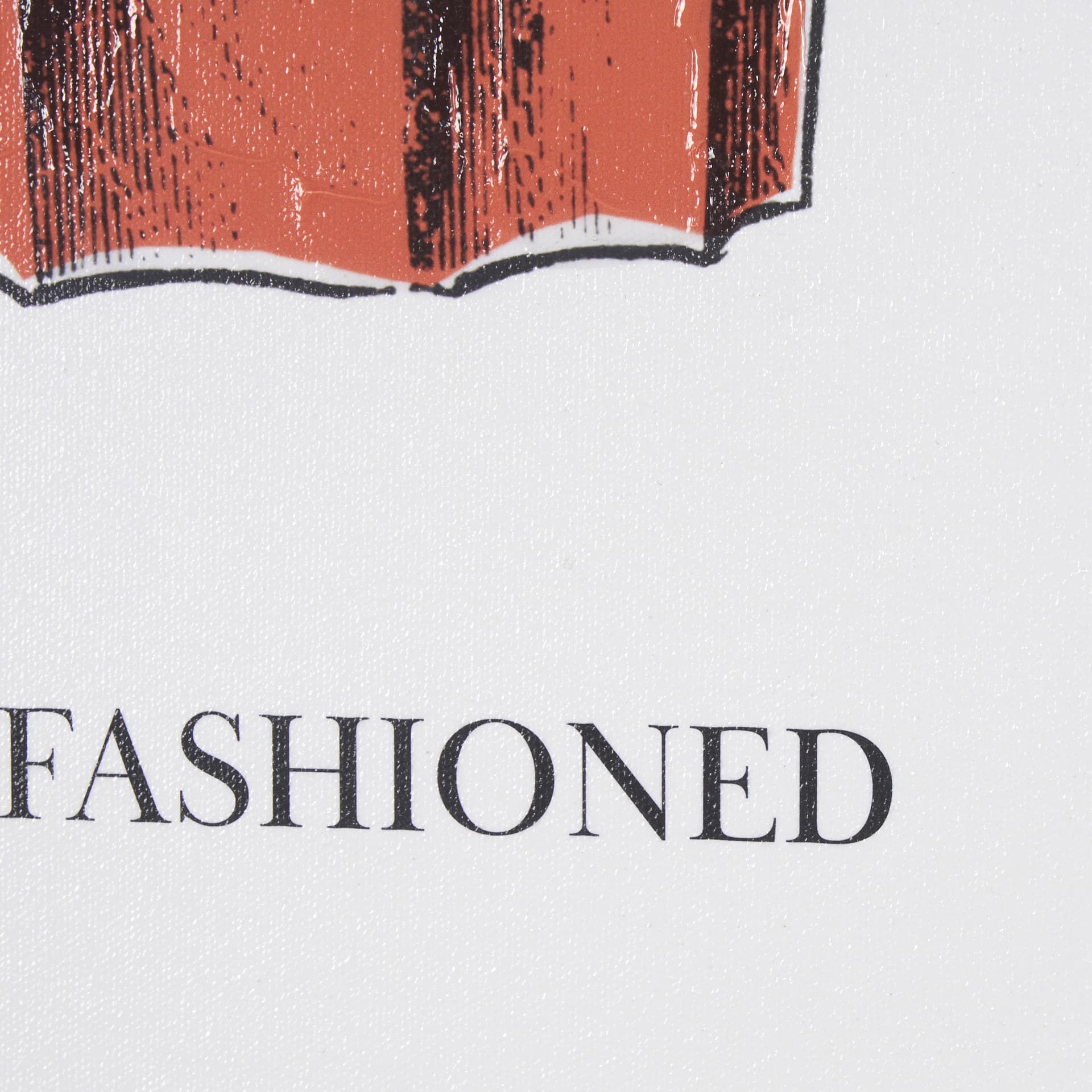 Vintage Cocktails-Old Fashion by Gwen Aspell Hand Embellished Framed Art Print Matted under Glass — product photograph