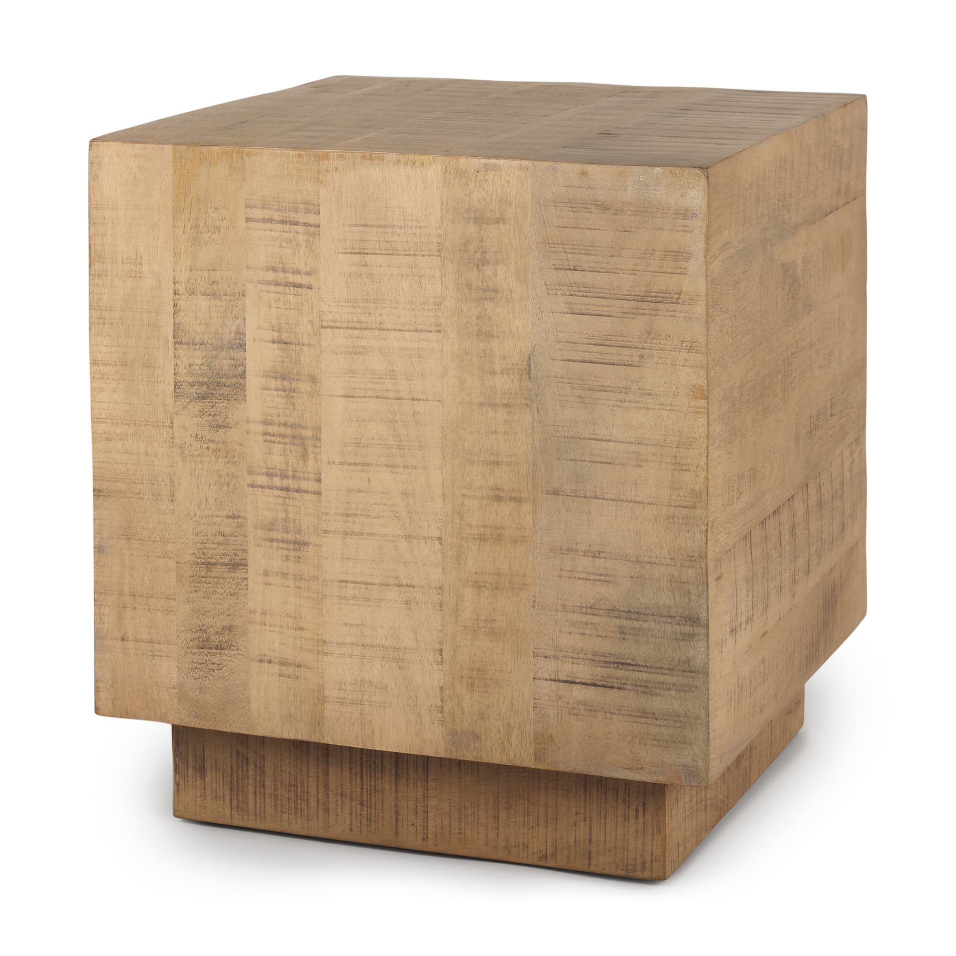 Hayden Light Brown Wood End/Side Table — product photograph