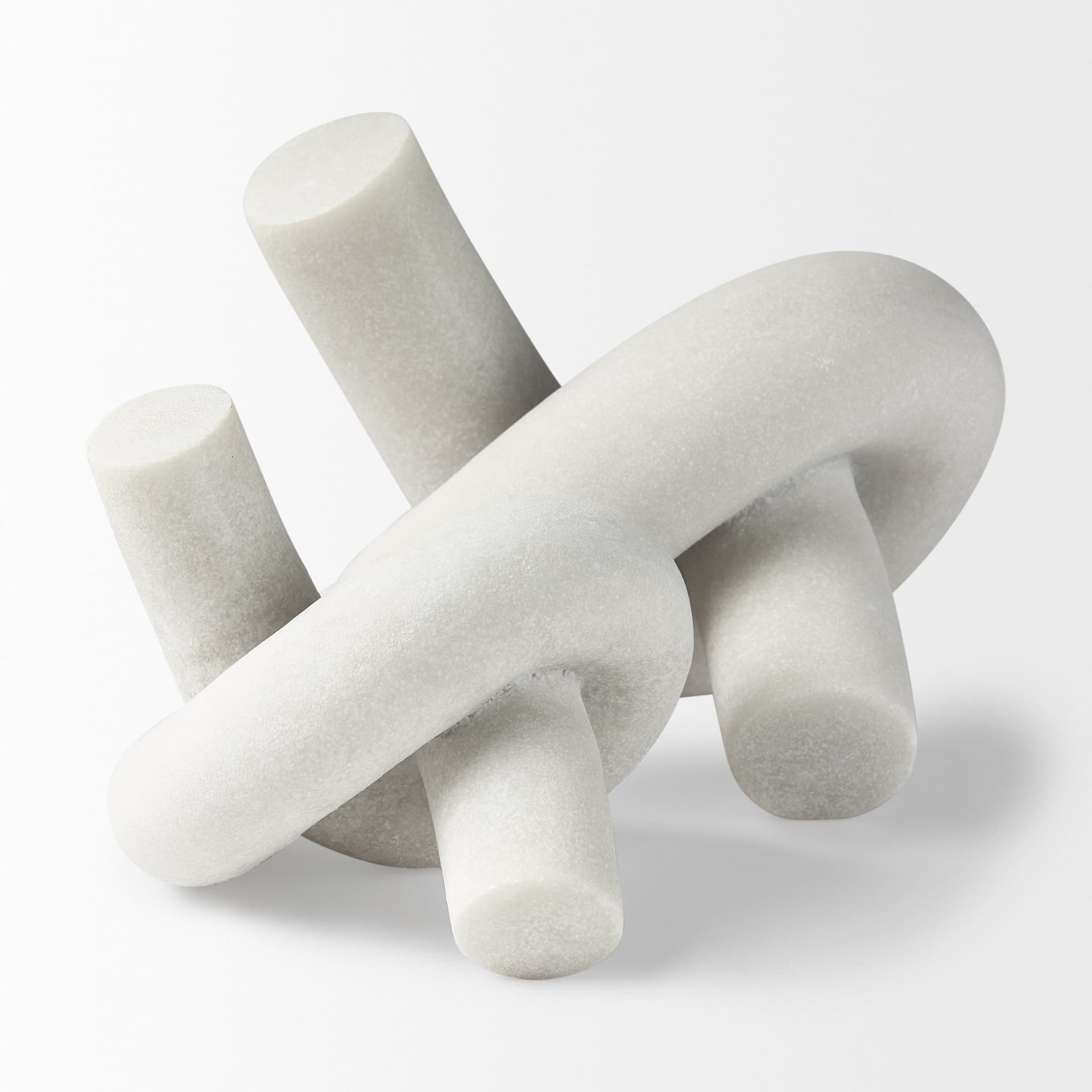 Otto Granite Resin Small Knot Sculpture Decorative Object — product photograph
