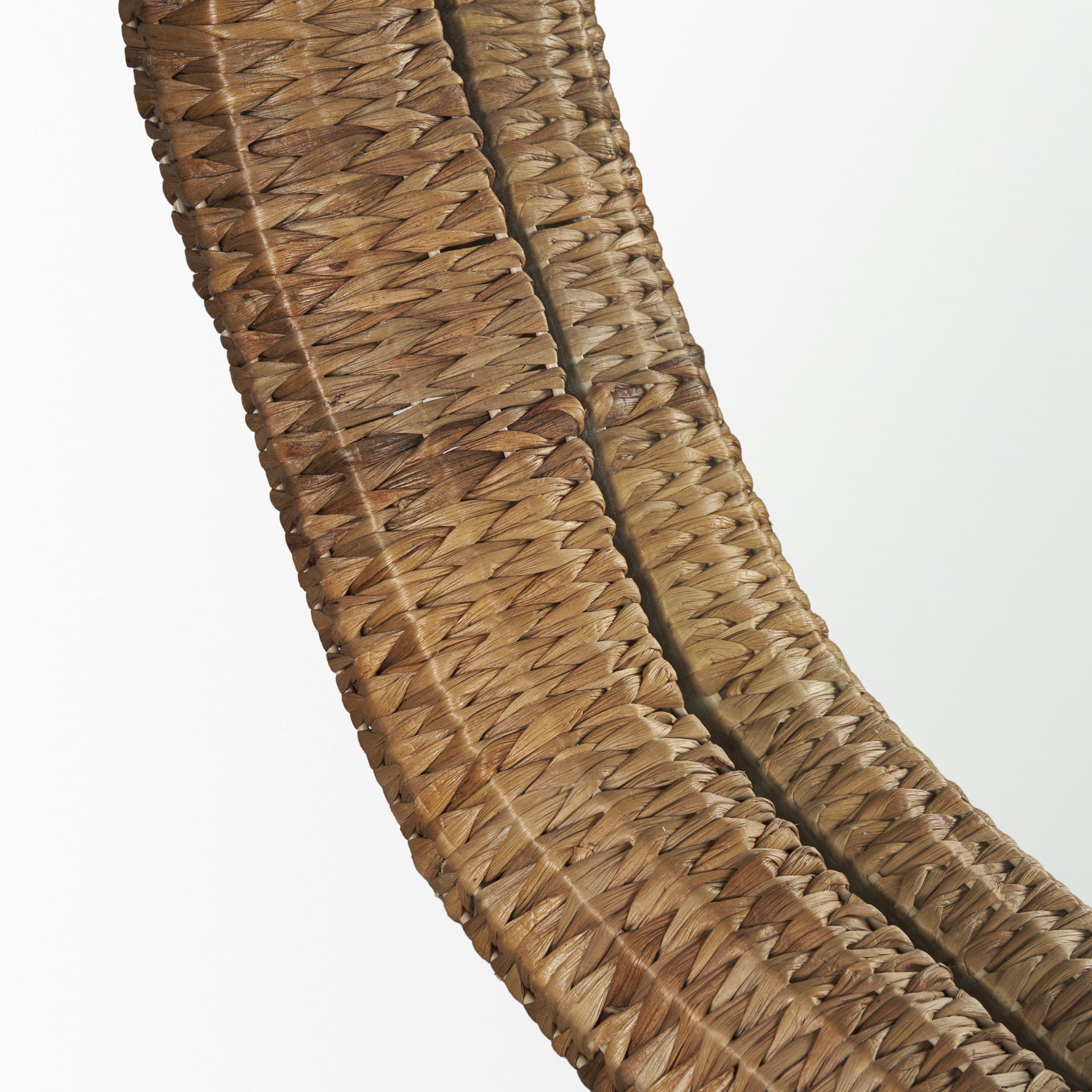 Warrick 36" Woven Water Hyacinth Mirror — product photograph