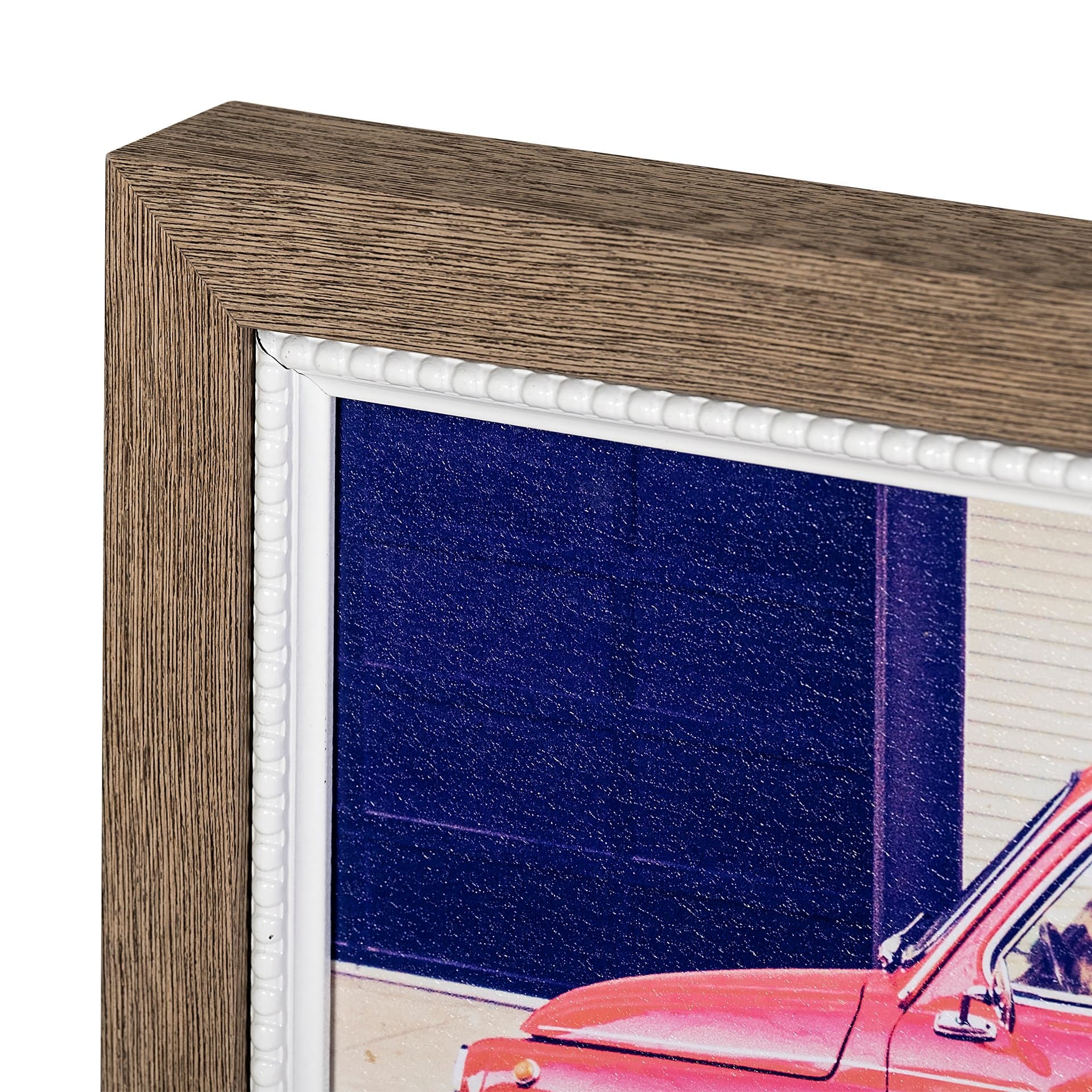 Vintage Ride V by Thomas Brown a Hand Embellished Textured Framed Photo Art Print — product photograph