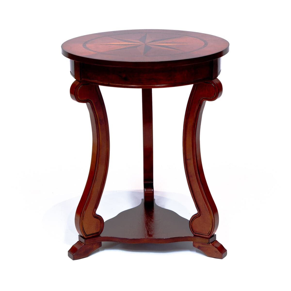 Round Pub Table HF027 Cherry Finish — product photograph