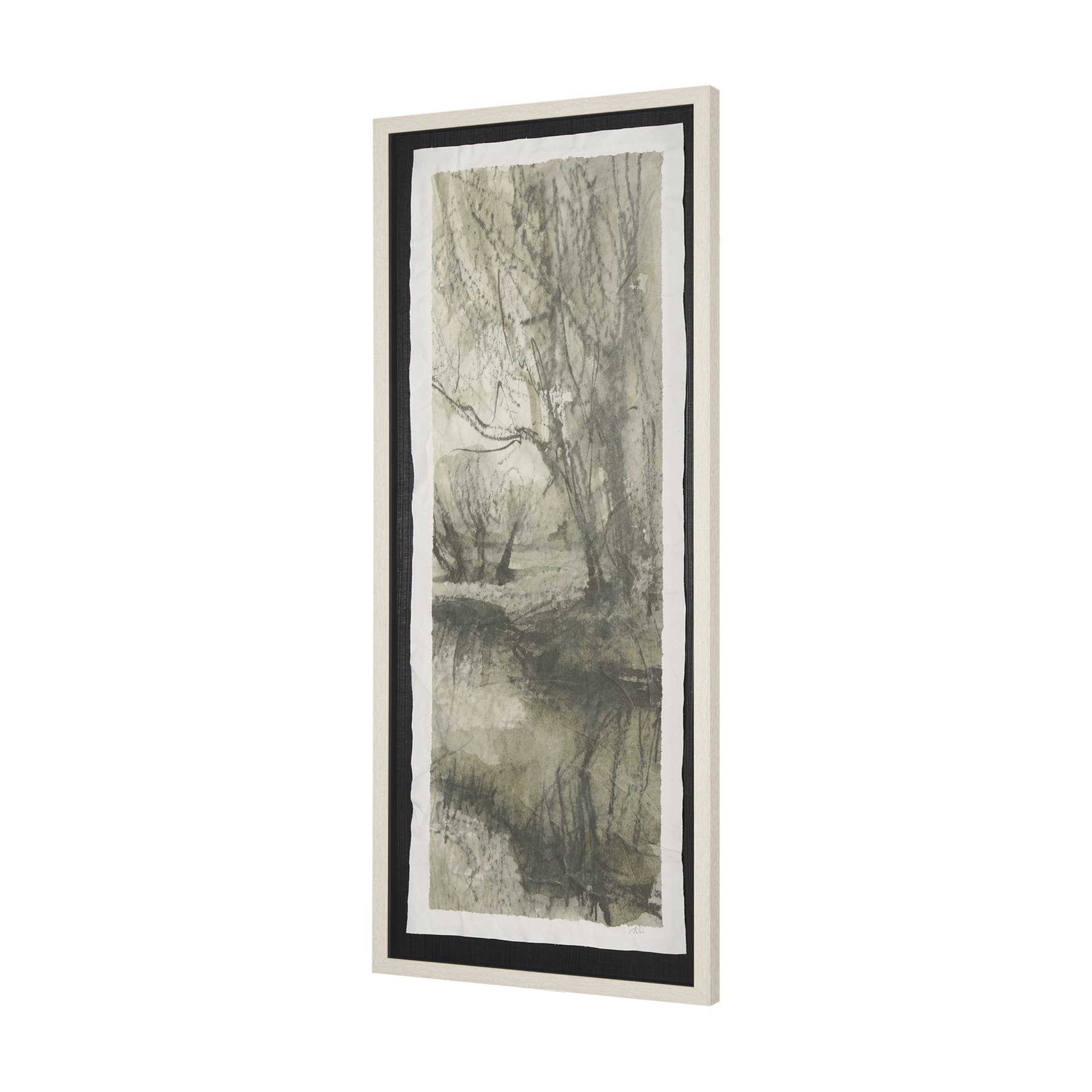 Beyond the Rain II by Mercana Studio a Hand Embellished Framed Art Print Matted under Glass — product photograph