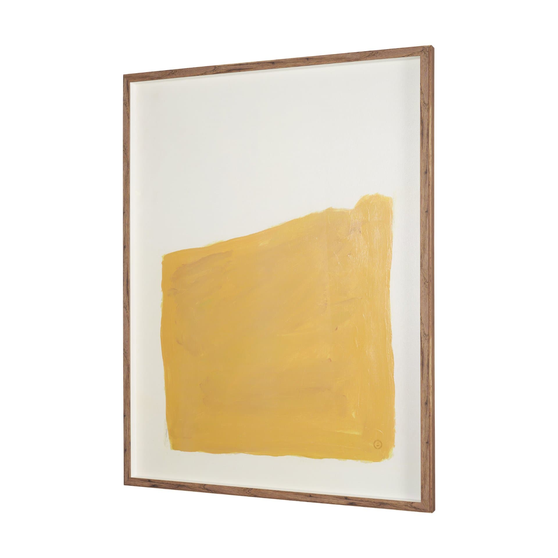 Ochre Horizon by Mercana Studio Textured Framed Artwork Matted under Glass — product photograph