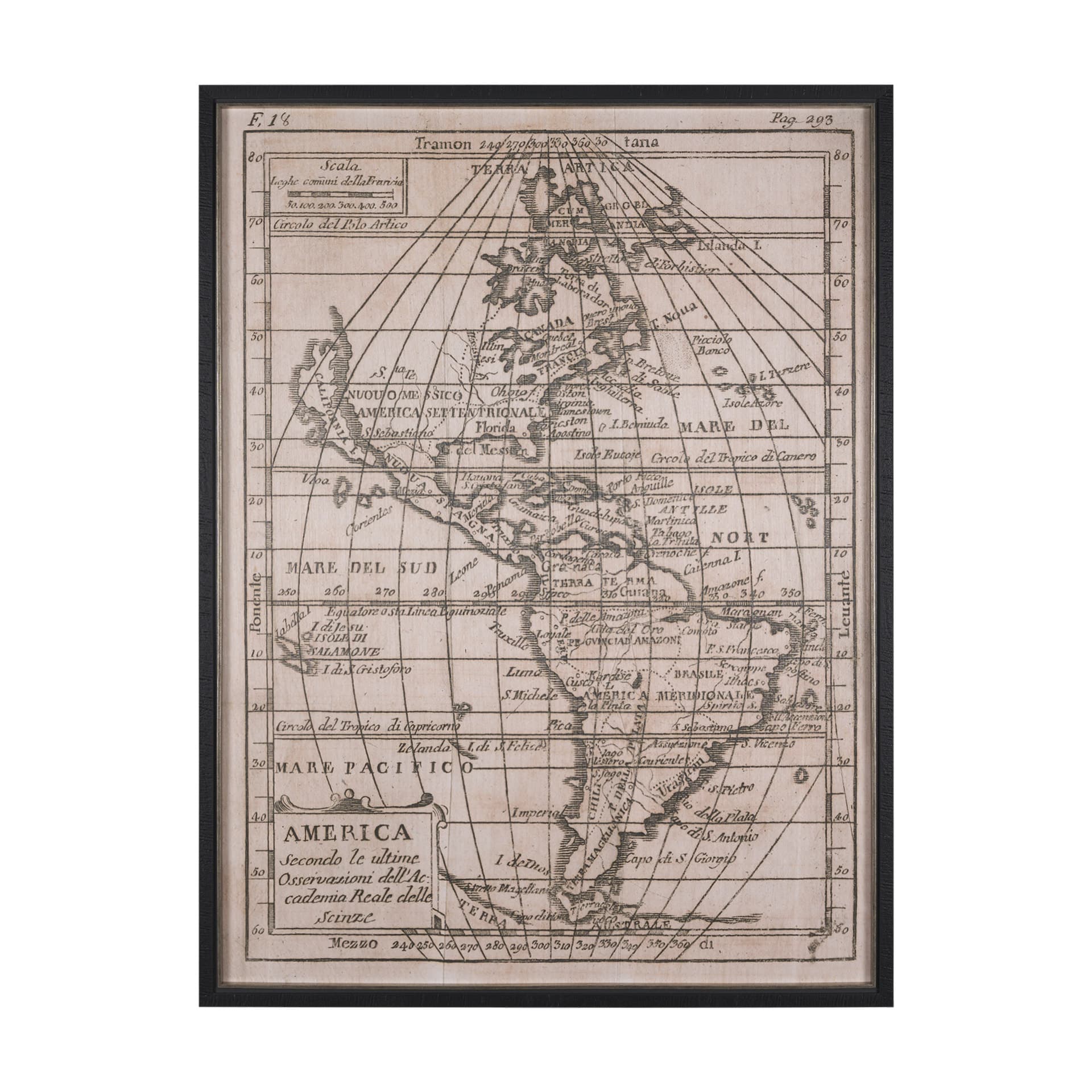 Vintage America by Wild Apple Portfolio a Hand Embellished Framed Art Print — product photograph