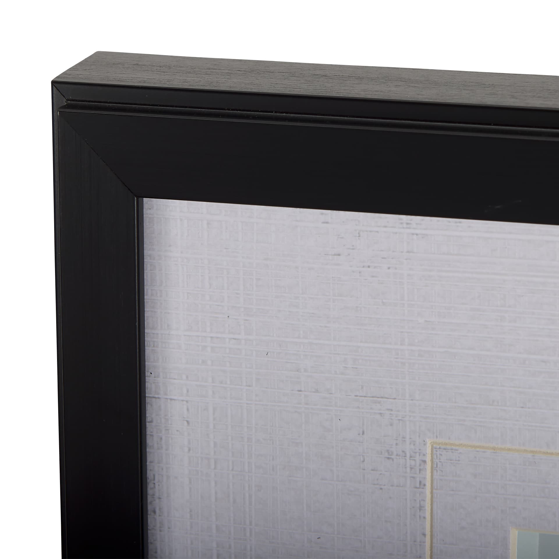 Botanical sketches III (Blue) by Mercana Studio Hand Embellished Framed Art Print Matted under Glass — product photograph