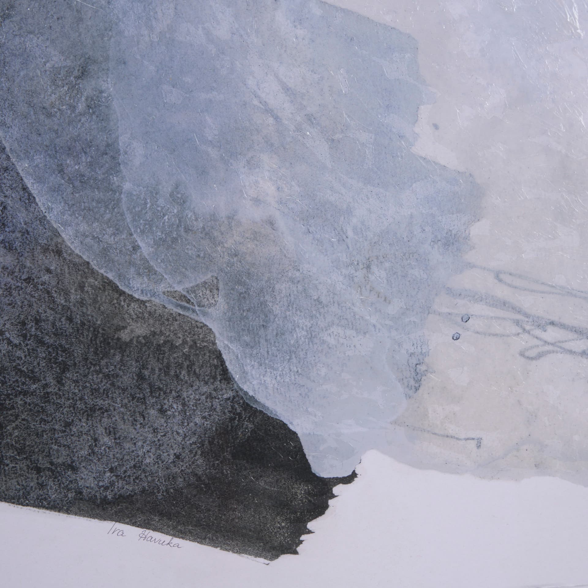Continuous Journey I by Ira Havuka a Hand Embellished Framed Art Print Matted under Glass — product photograph