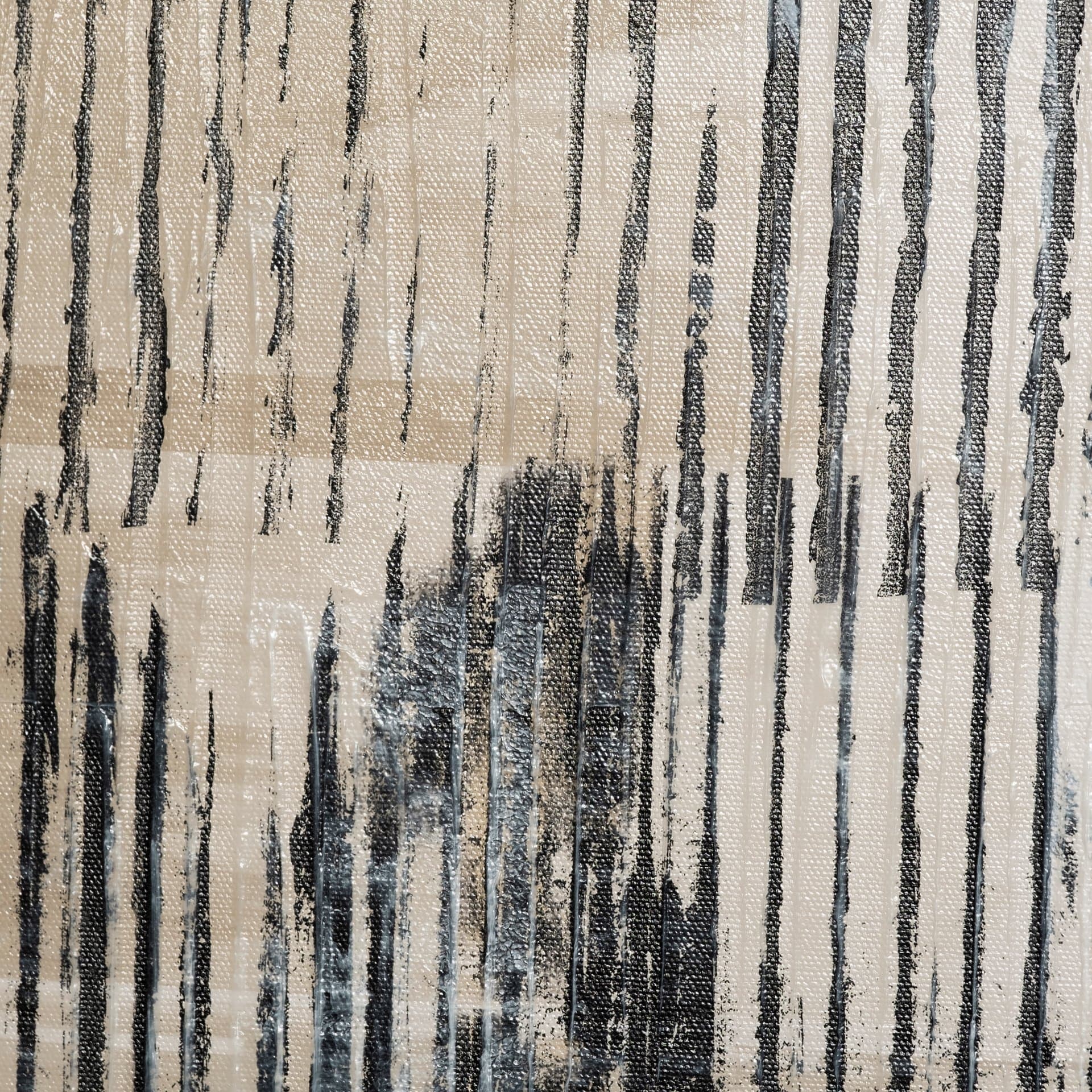 Wool and Silk II by Tom Reeves a Hand Embellished Textured Canvas — product photograph