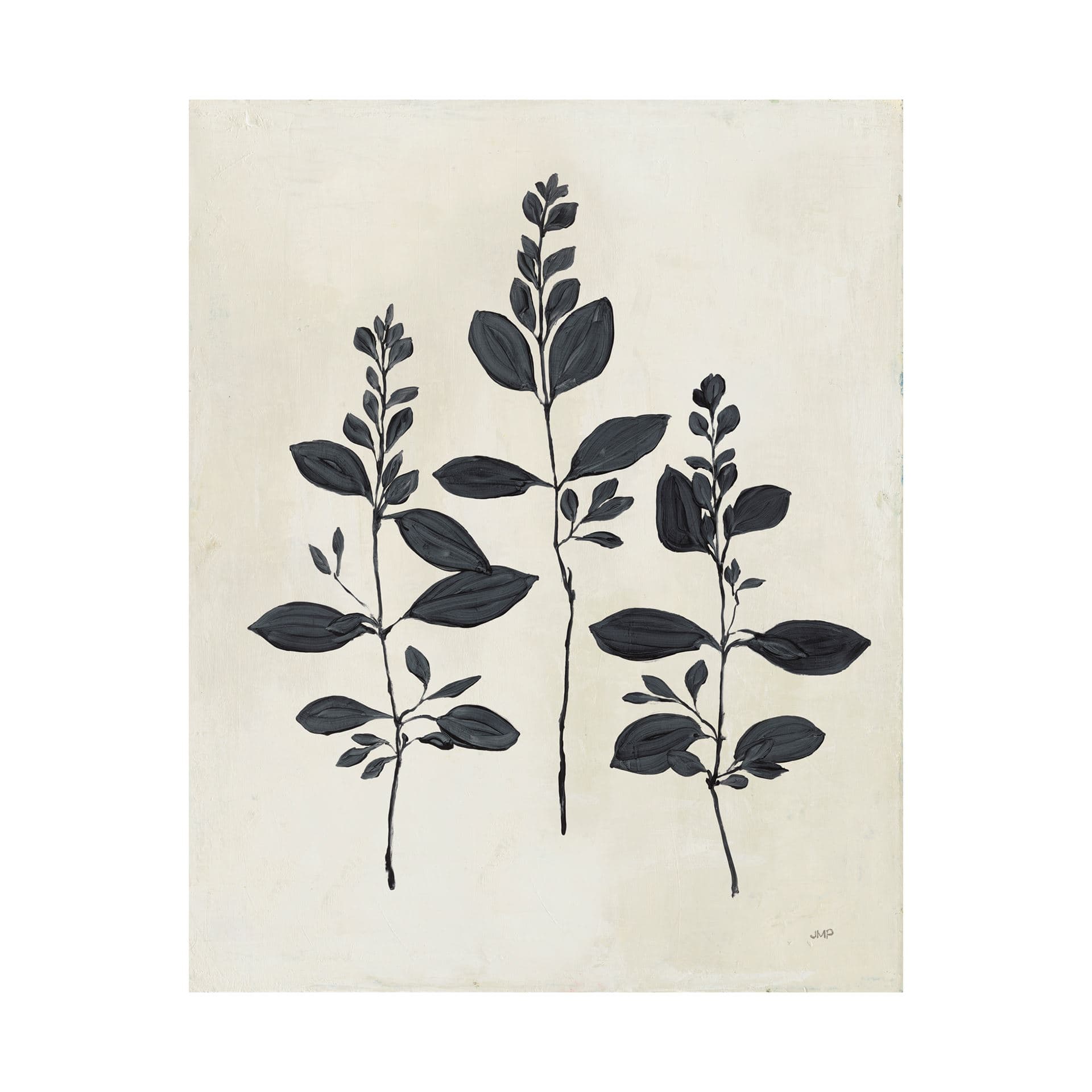 Botanical Study IV by Julia Purinton a Hand Embellished Textured Canvas — product photograph