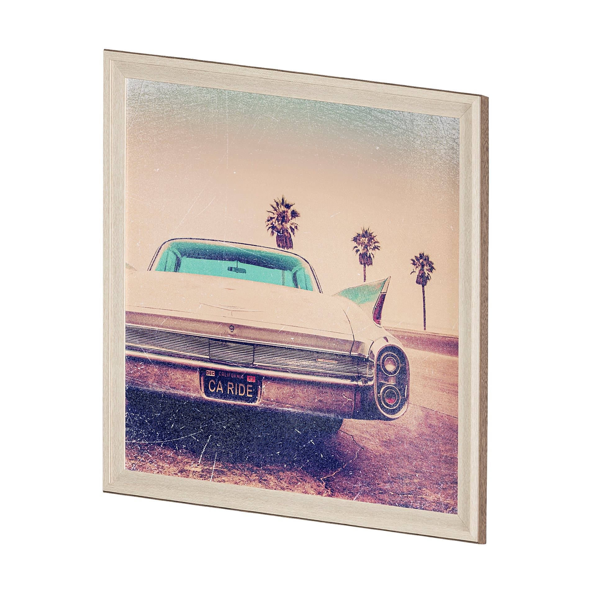 Vintage Ride I by Thomas Brown a Hand Embellished Textured Framed Photo Art Print — product photograph