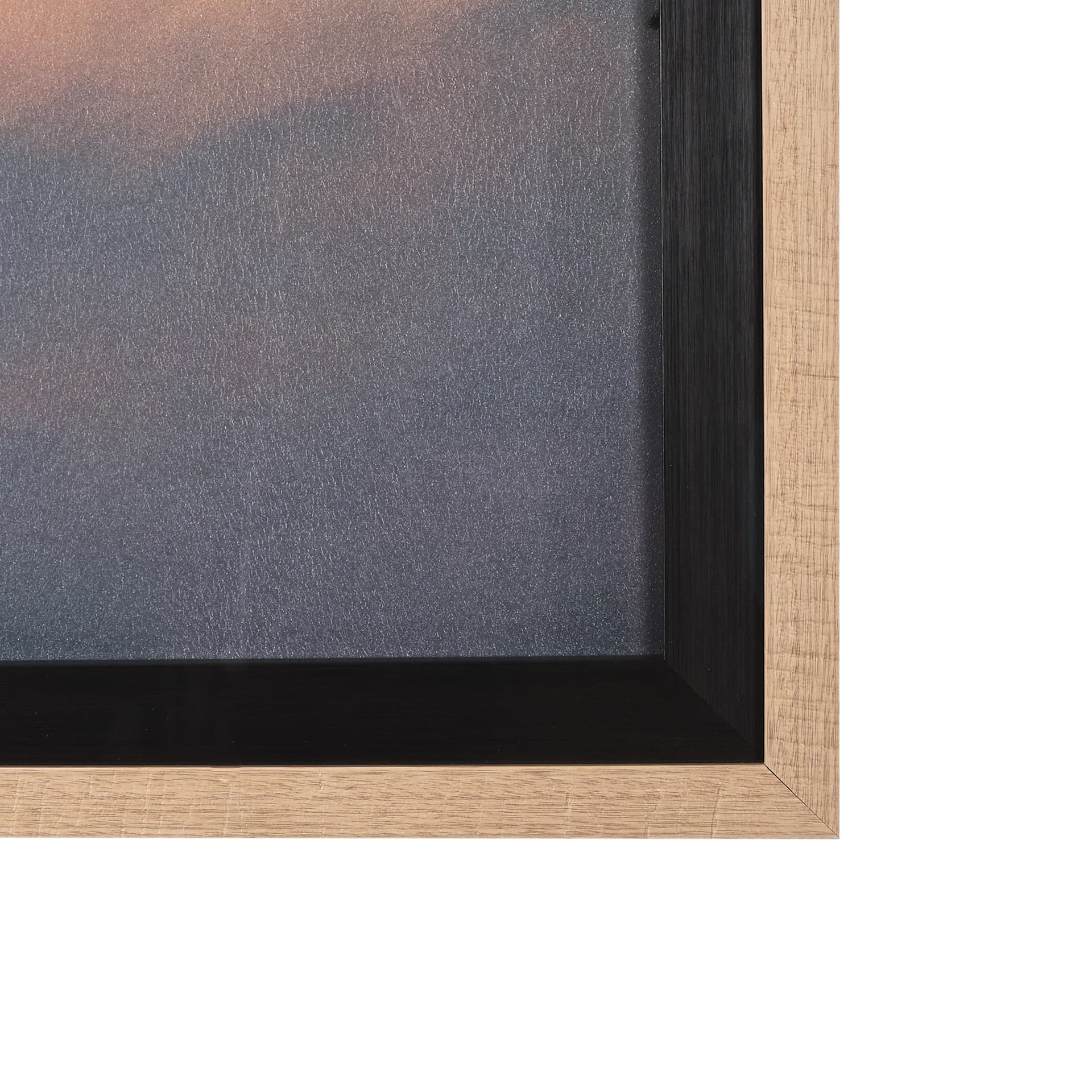 Evening Flight by Mercana Studio a Hand Embellished Textured Framed Photo Art Print Matted under Gla — product photograph