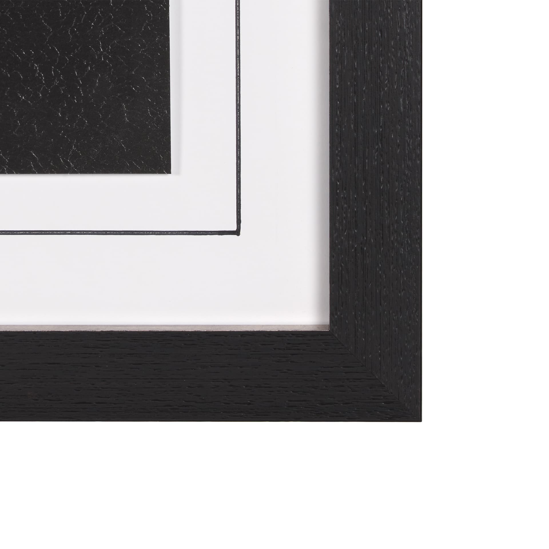 Custom Black Glimpse I by Mercana Studio Hand Embellished Framed Photo Art Print Matted under Glass — product photograph