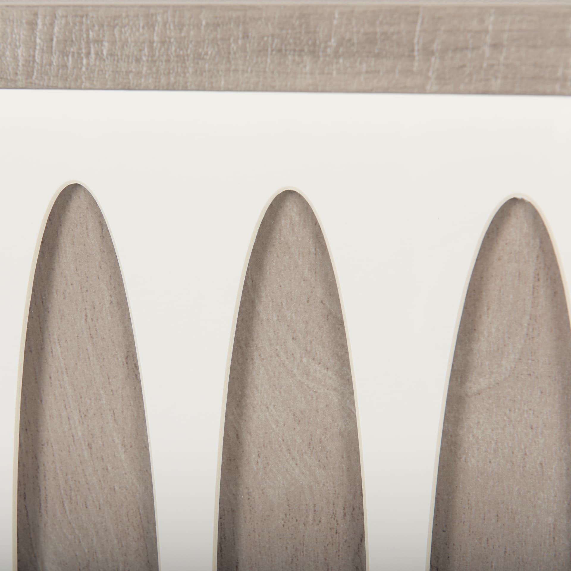 Wood Grain Silhouette IV by Studio M a Framed Art Print Matted under Glass — product photograph