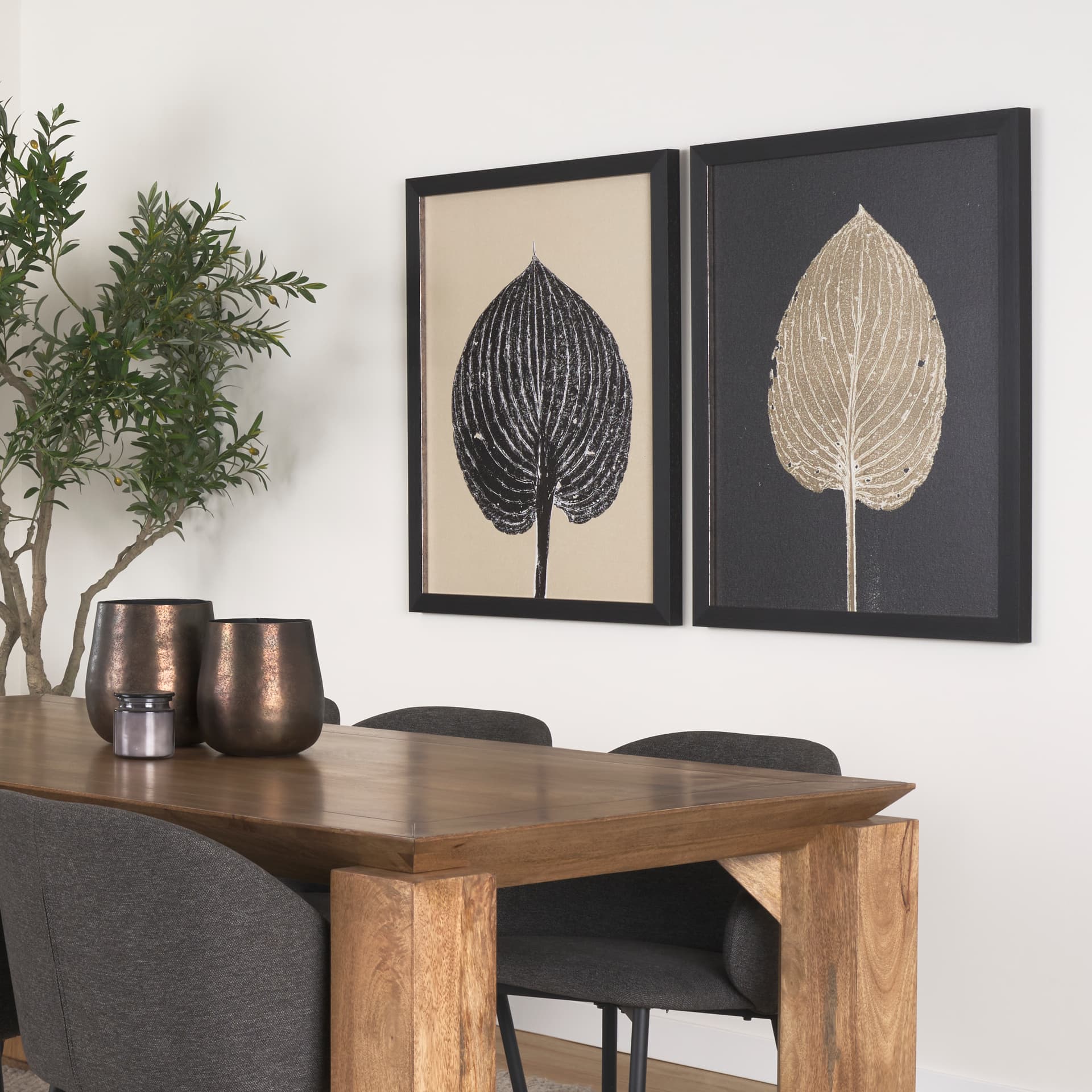 Hosta B by Mary Margaret Briggs a Hand Embellished Textured Framed Art Print — product photograph