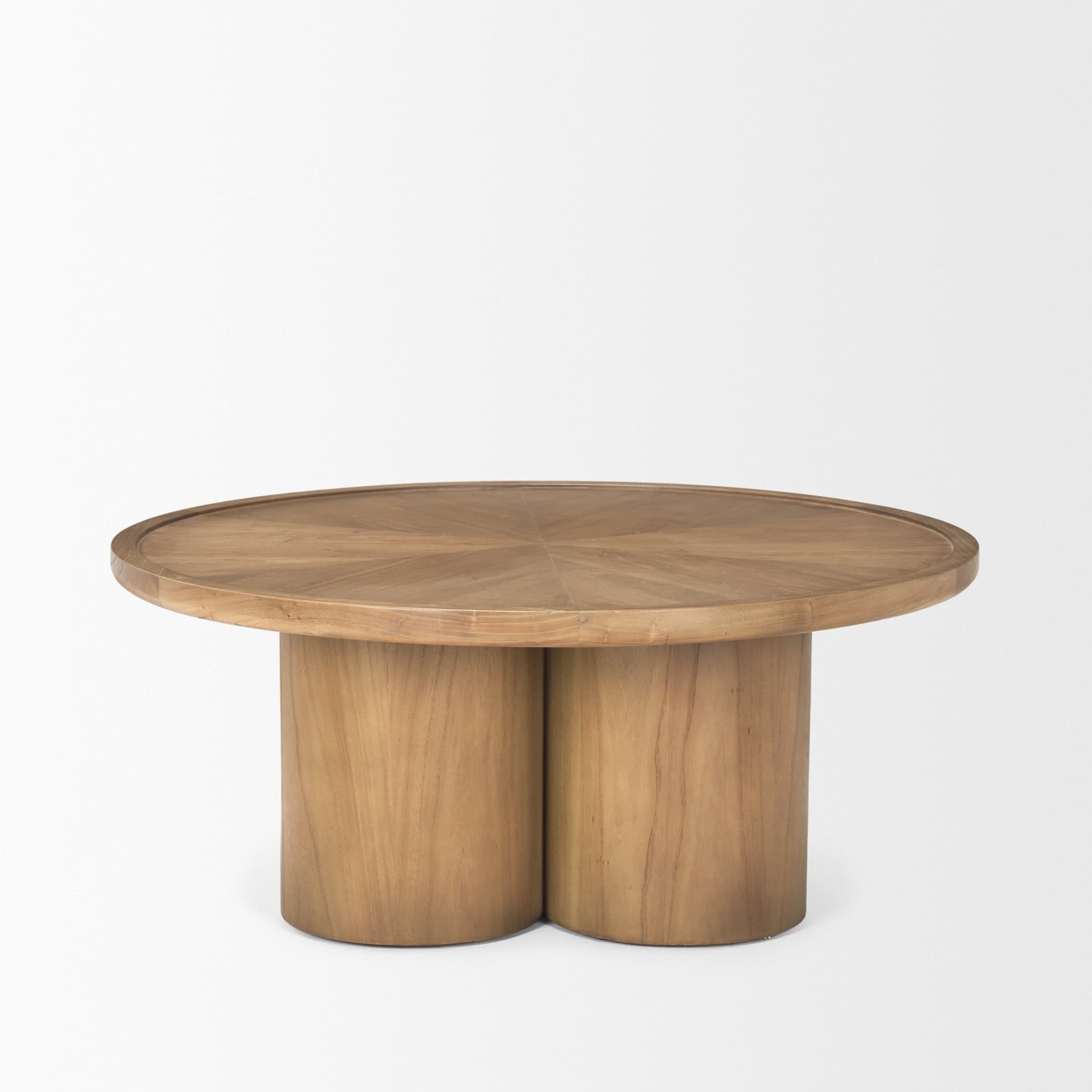 Tavi Medium Brown Round Coffee Table — product photograph