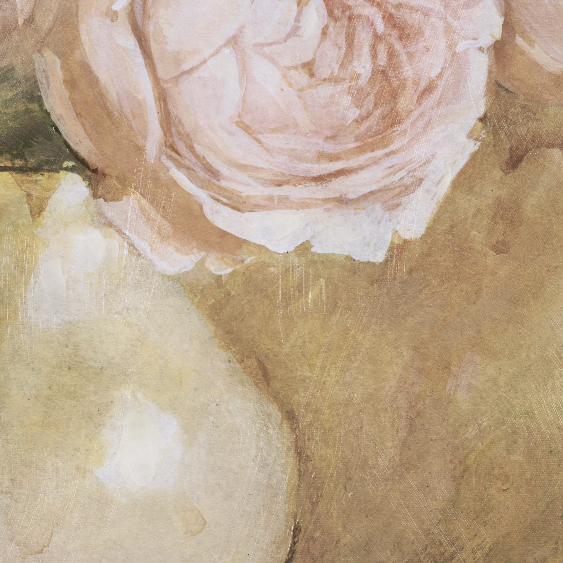Fragrant Bloom by Mercana Studio Hand-Embellished Textured Framed Artwork Matted — product photograph