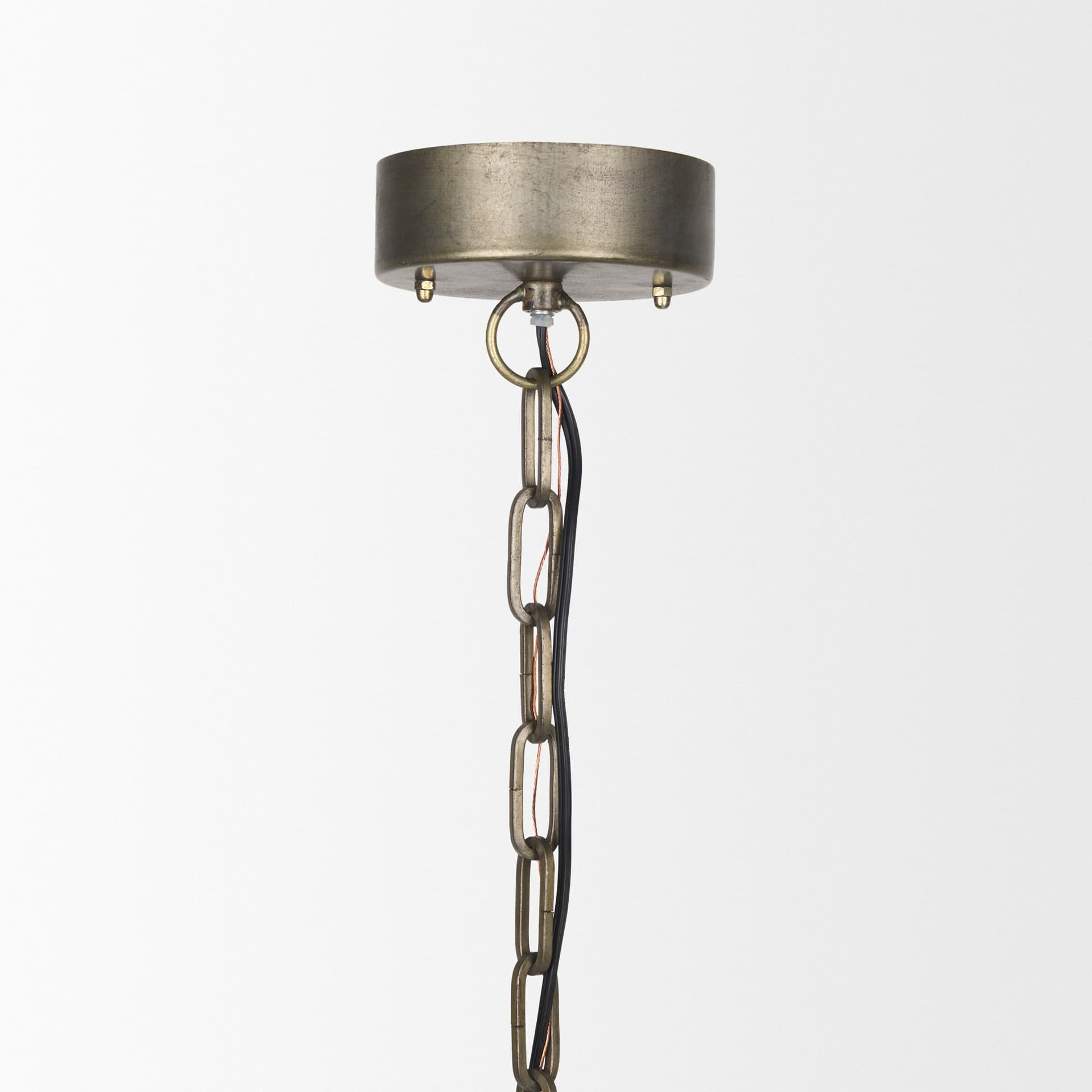 Dawson I 13x13.5 Silver Toned Metal Dome Pendant Light — product photograph