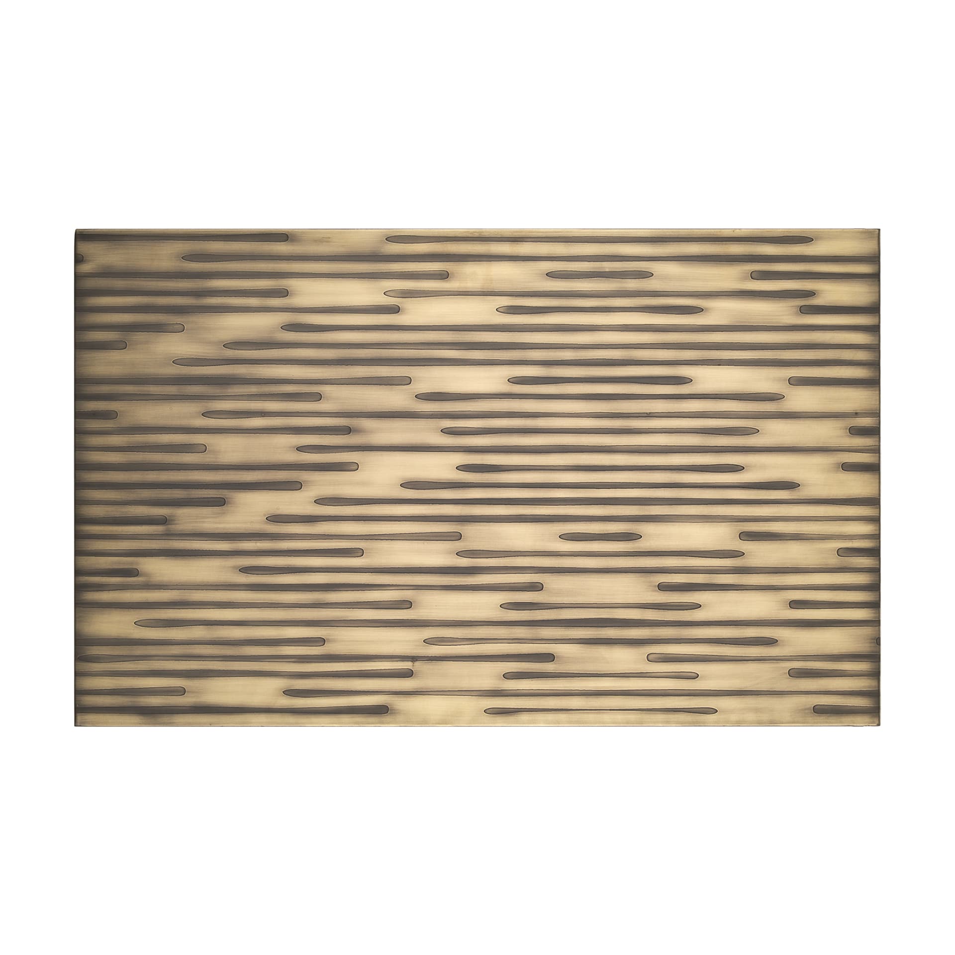 Ramos Painted Antiqued Gold Metal Wall Art — product photograph