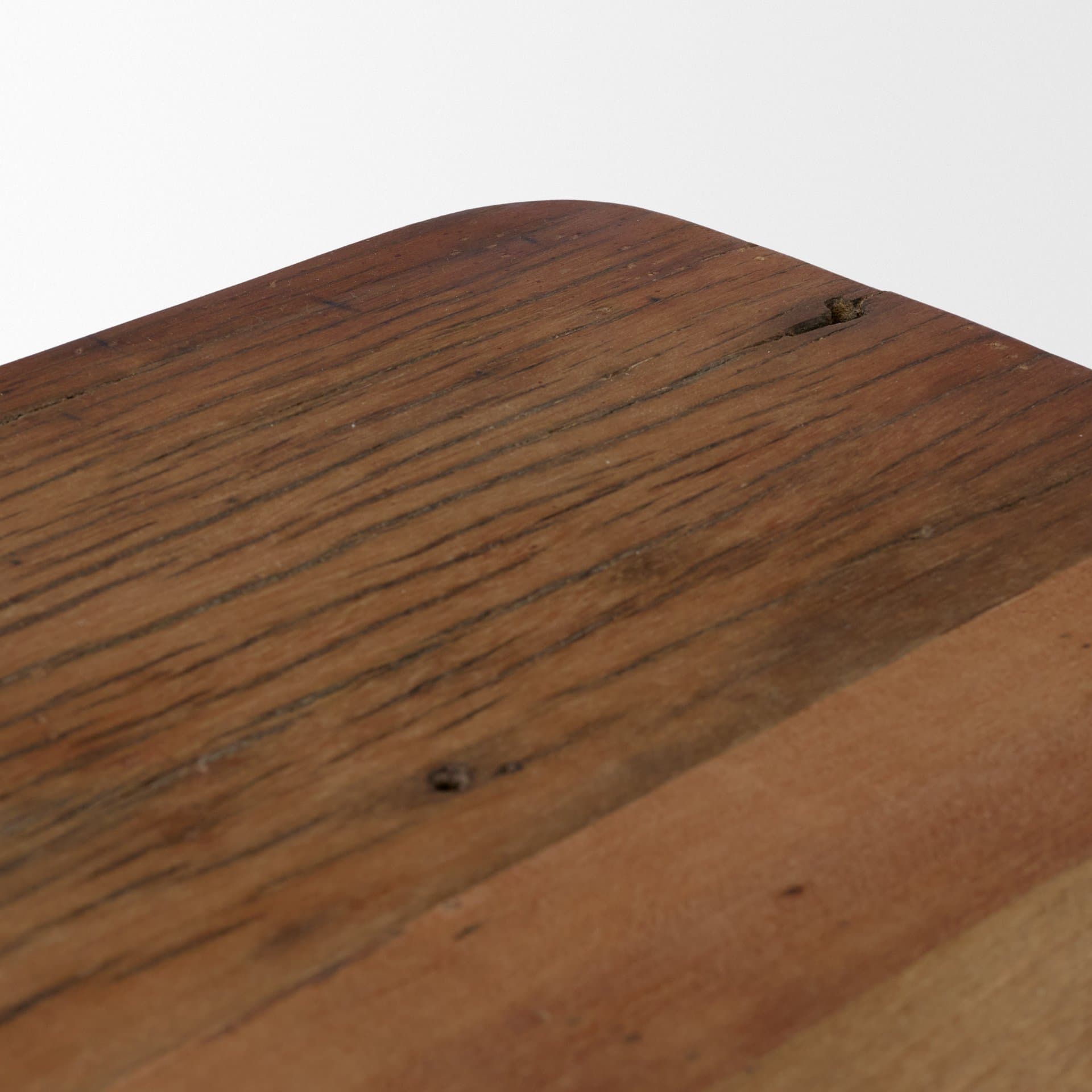 Hewitt Square Smooth Reclaimed Wood Side Table — product photograph