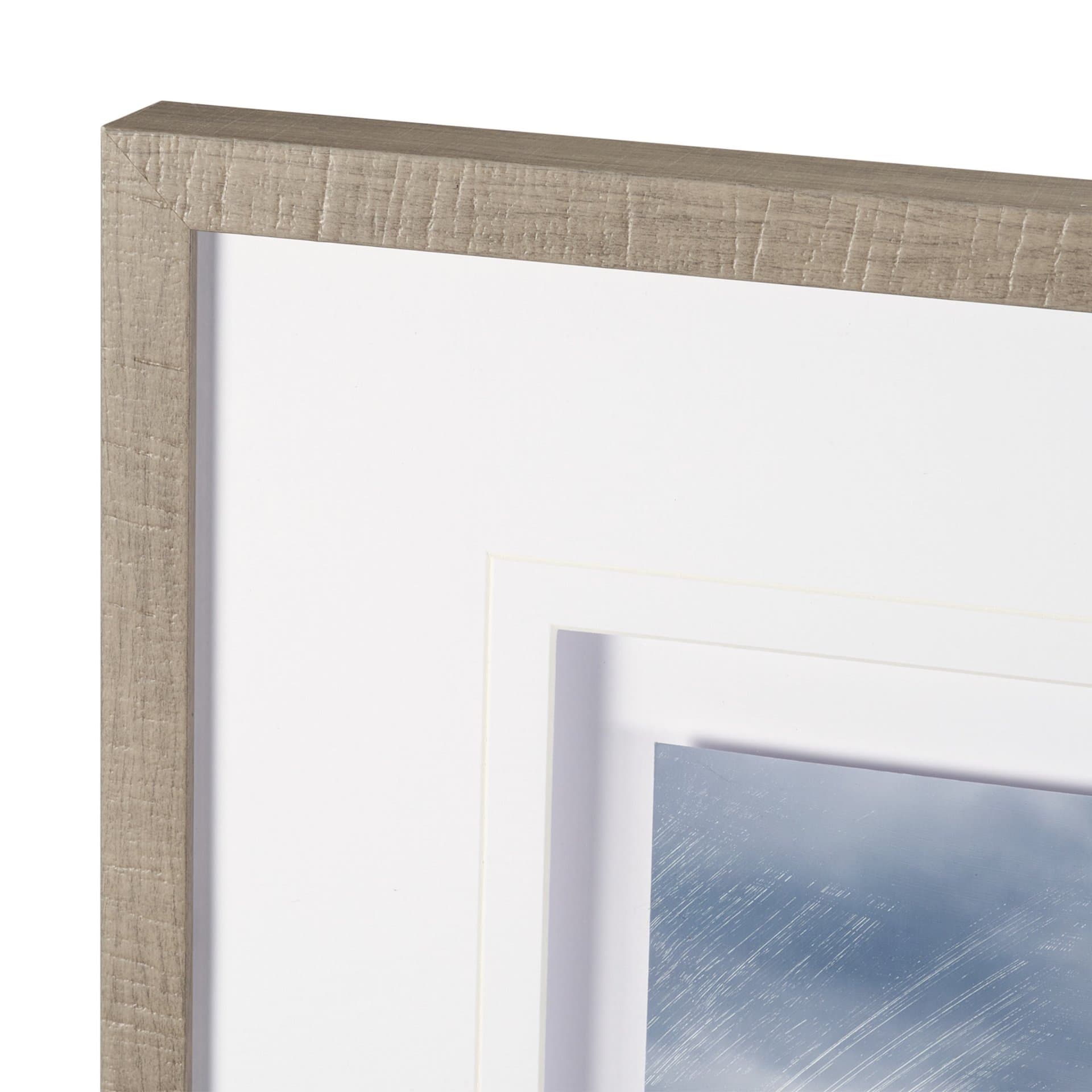 Skagway, Alaska Mountains by Richard Silver Textured Framed Art Print Matted under Glass — product photograph