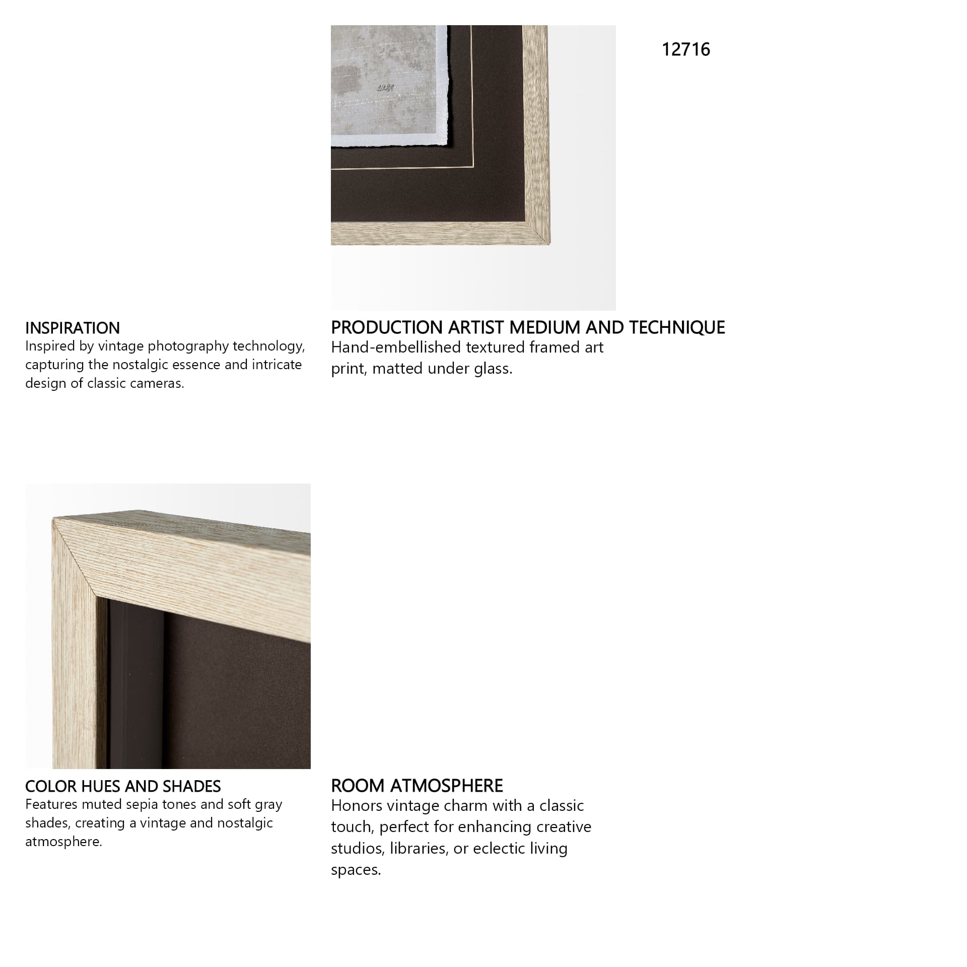 Pacemaker Bronze I by Alarm a Hand Embellished Textured Framed Art Print Matted under Glass — in a styled room
