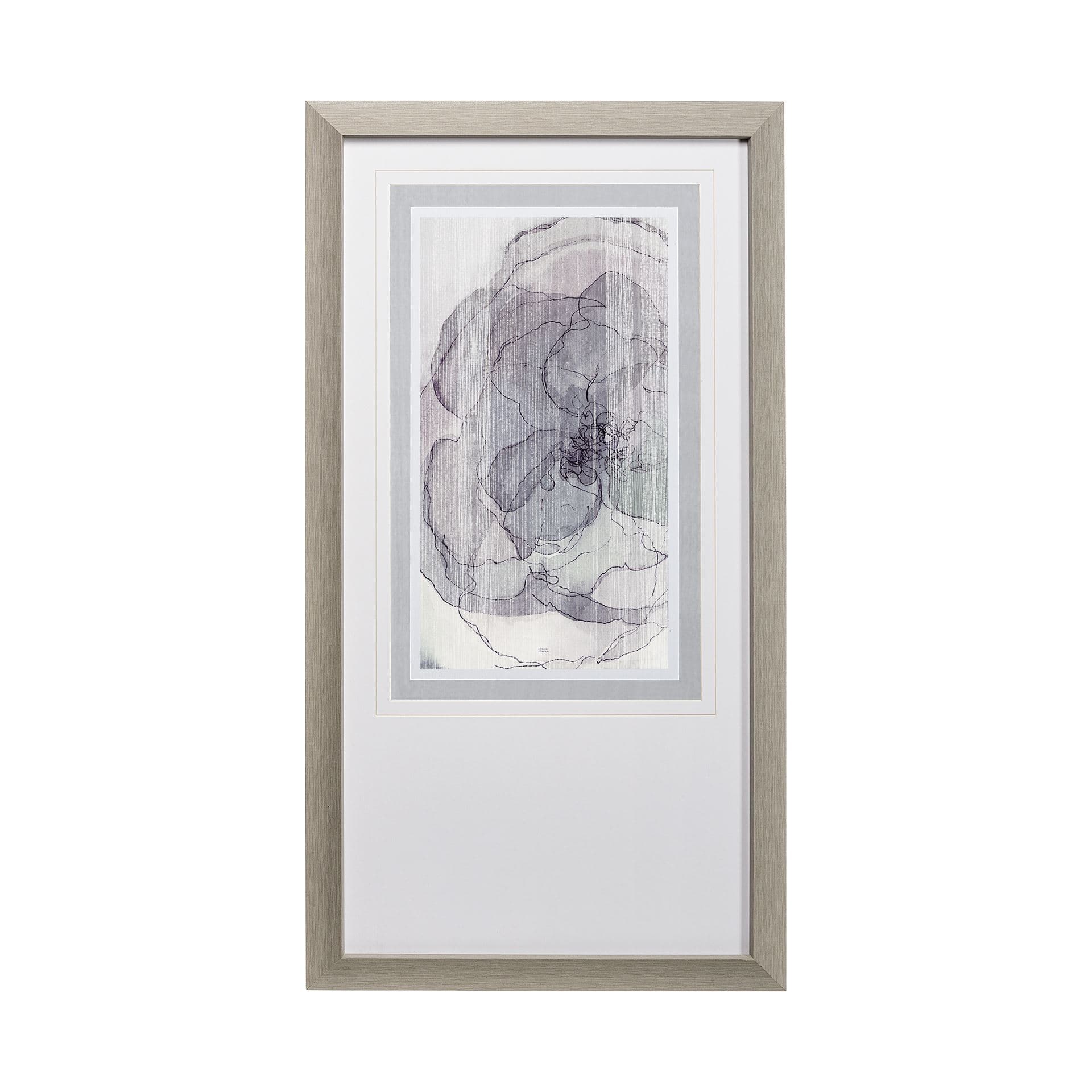 Sun and Rain II by Alarm a Hand Embellished Textured Framed Art Print Matted under Glass — product photograph