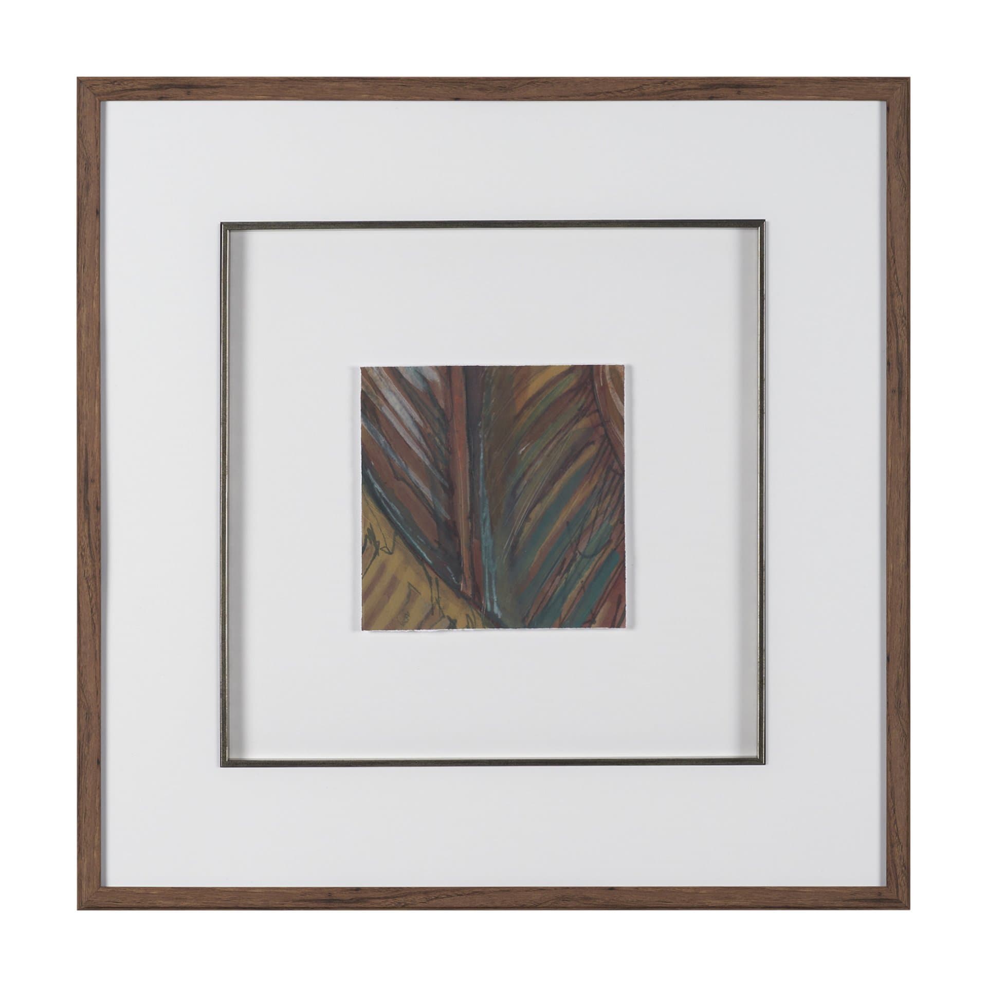 Patterned Silence III by Mercana Studio Hand Embelished Framed Artwork Matted under Glass — product photograph