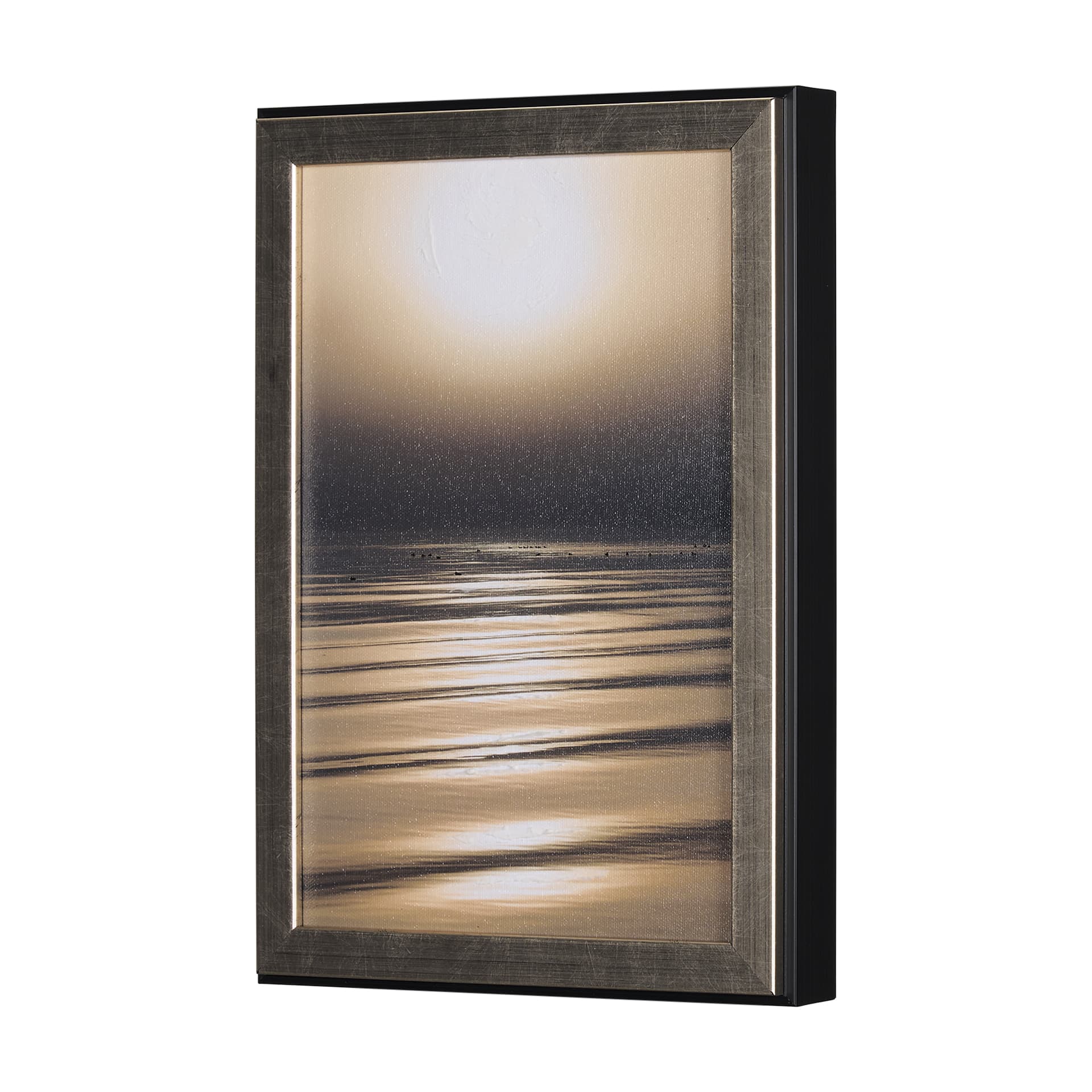 Seaside Vacation III by Mercana Studio a Hand Embellished Textured Framed Art Print — product photograph