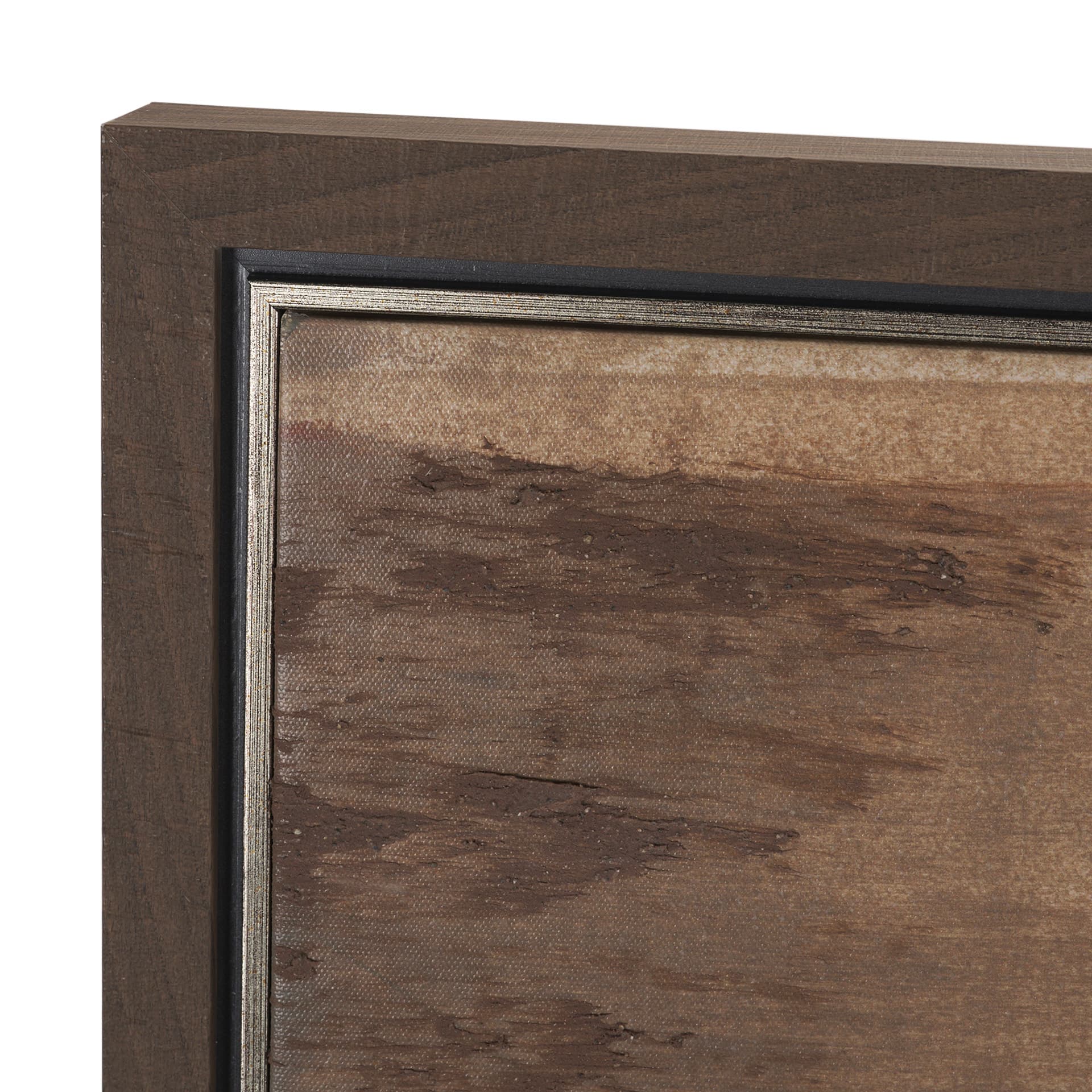 Cocoa by Mercana Studio a Hand Embellished Textured Framed Canvas — product photograph
