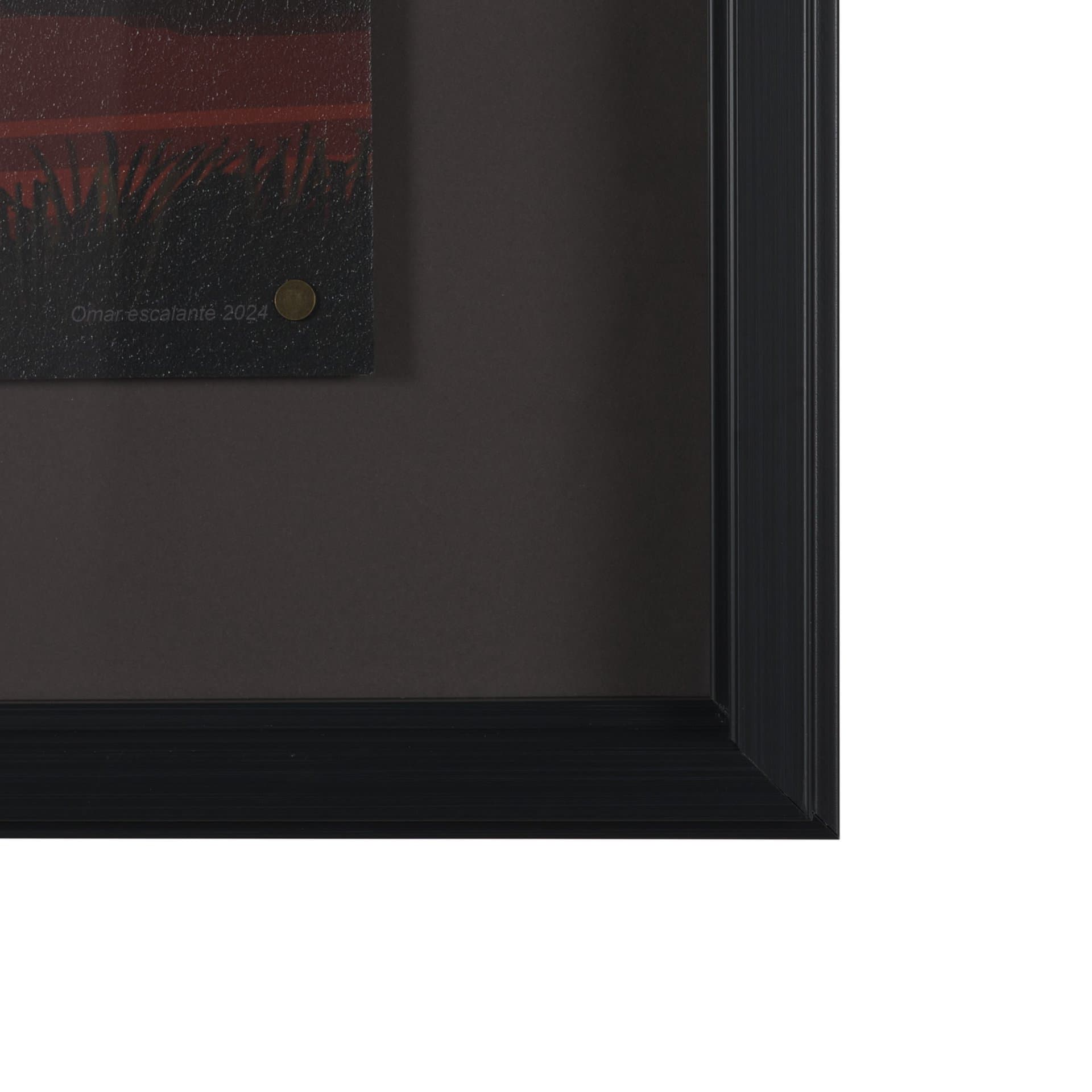 Cryptid Tourism II by Omar Escalante Textured Framed Artwork Matted under Glass — product photograph