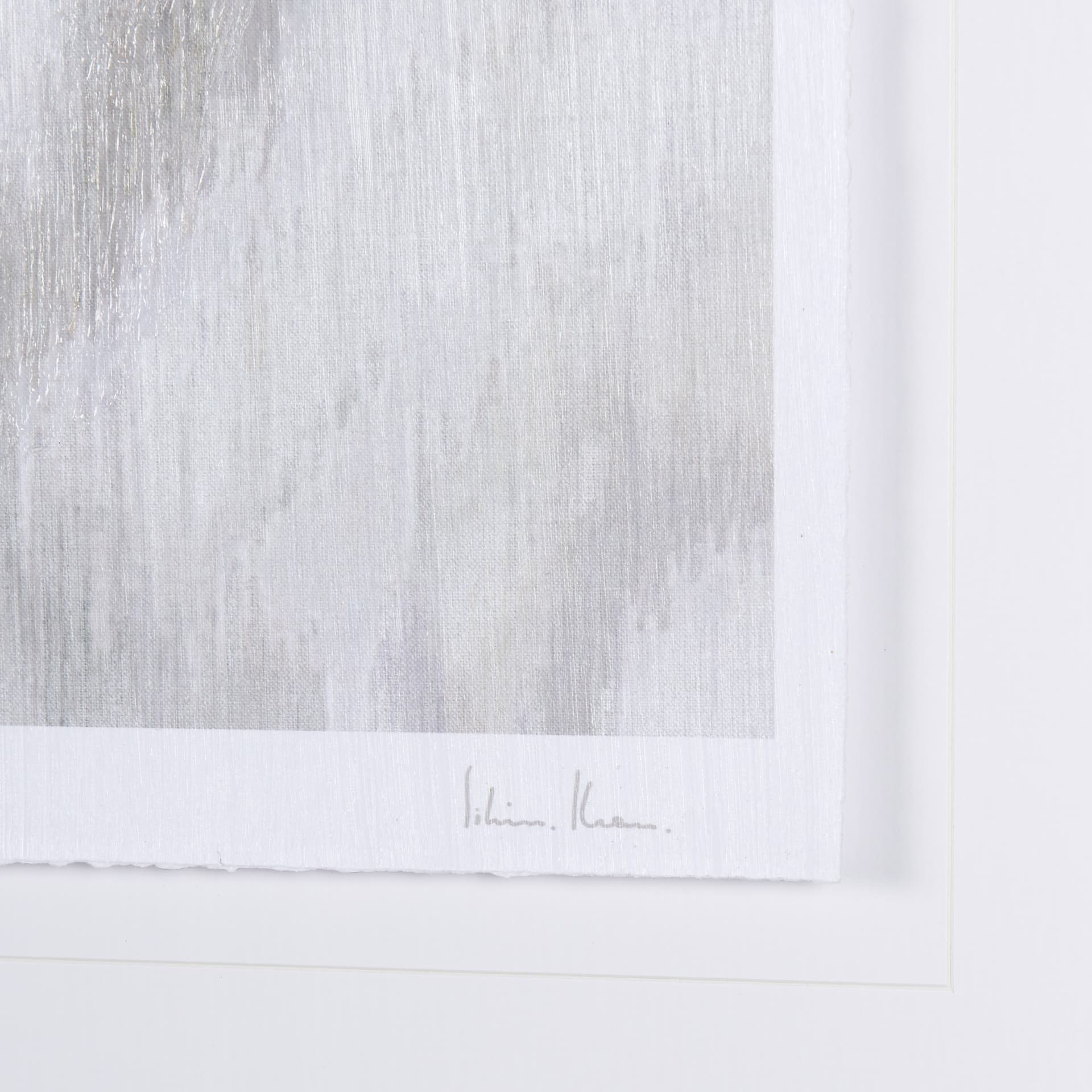 Ikat Patterns V by Silvia Krause a Hand Embellished Textured Framed Art Print Matted under Glass — product photograph